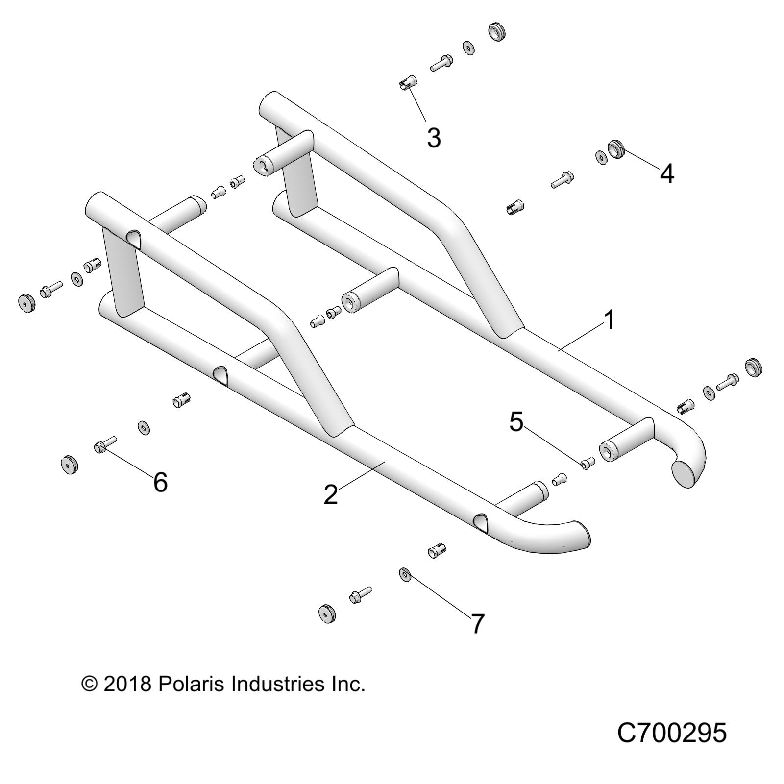Foto diagrama Polaris que contem a peça 5337853