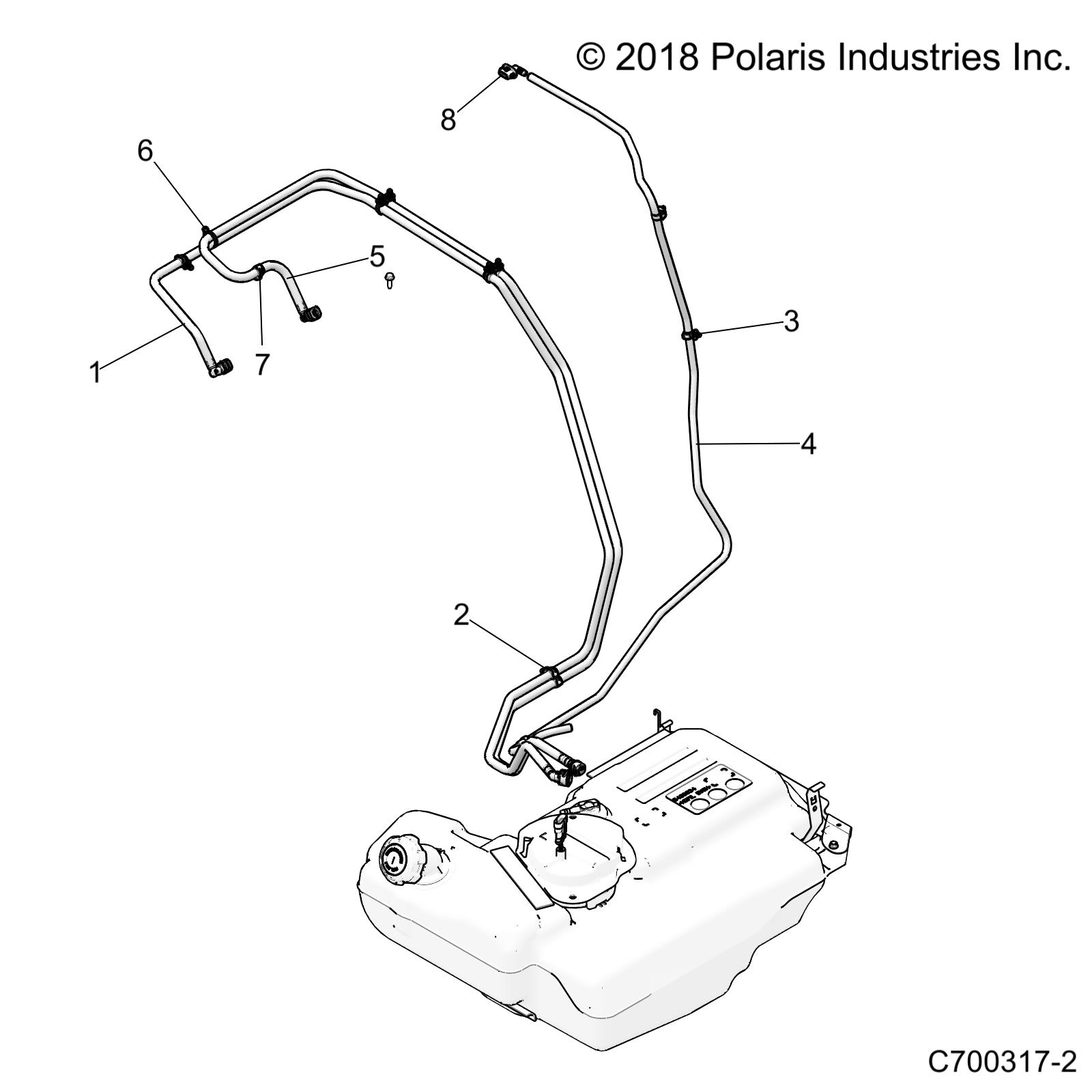 Foto diagrama Polaris que contem a peça 2521488