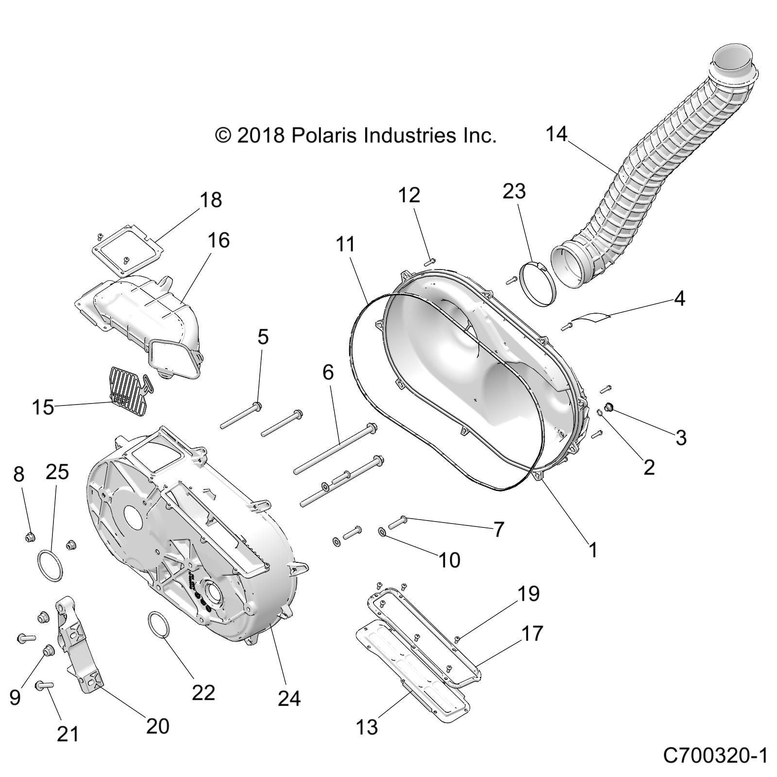 Foto diagrama Polaris que contem a peça 5416743