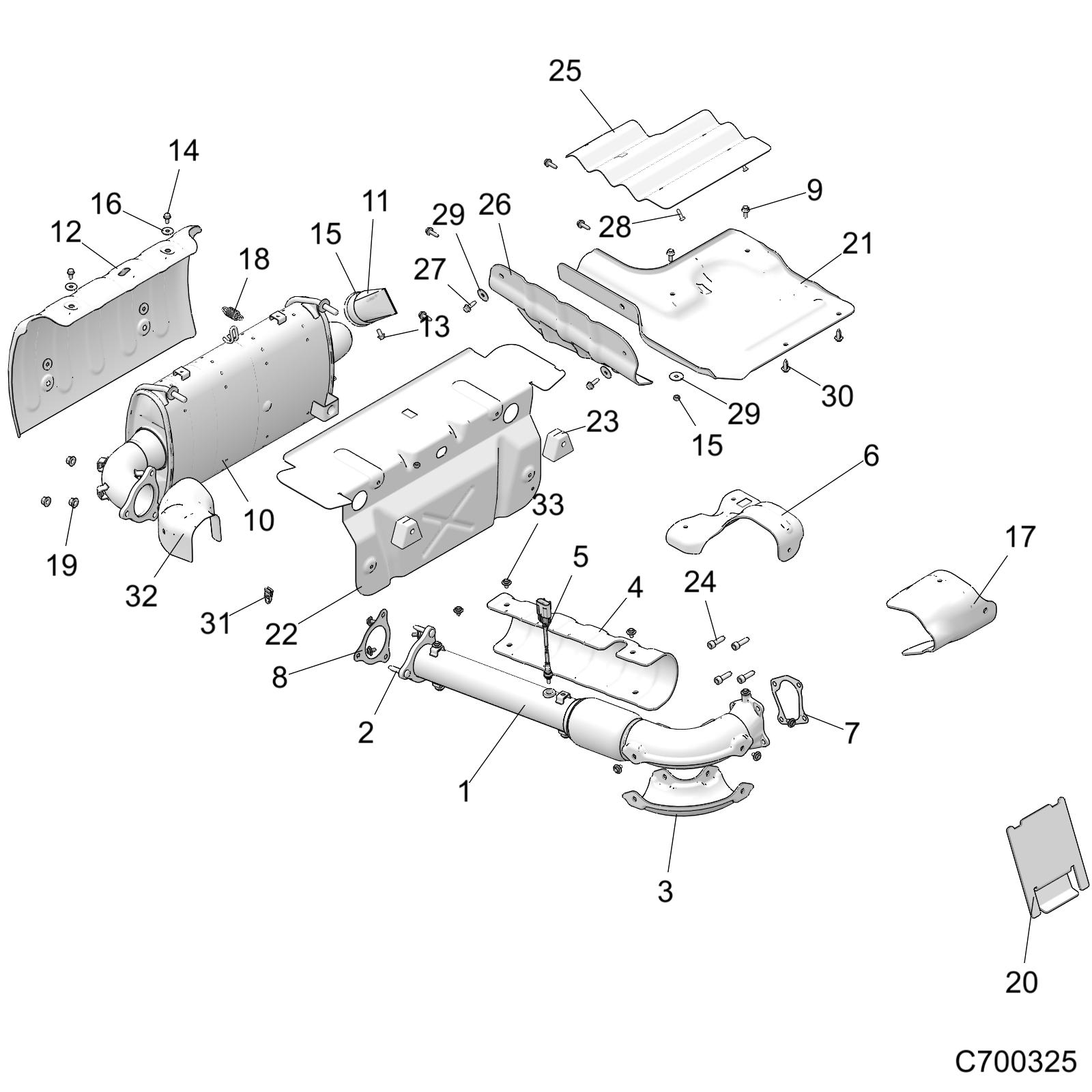 Foto diagrama Polaris que contem a peça 5260461