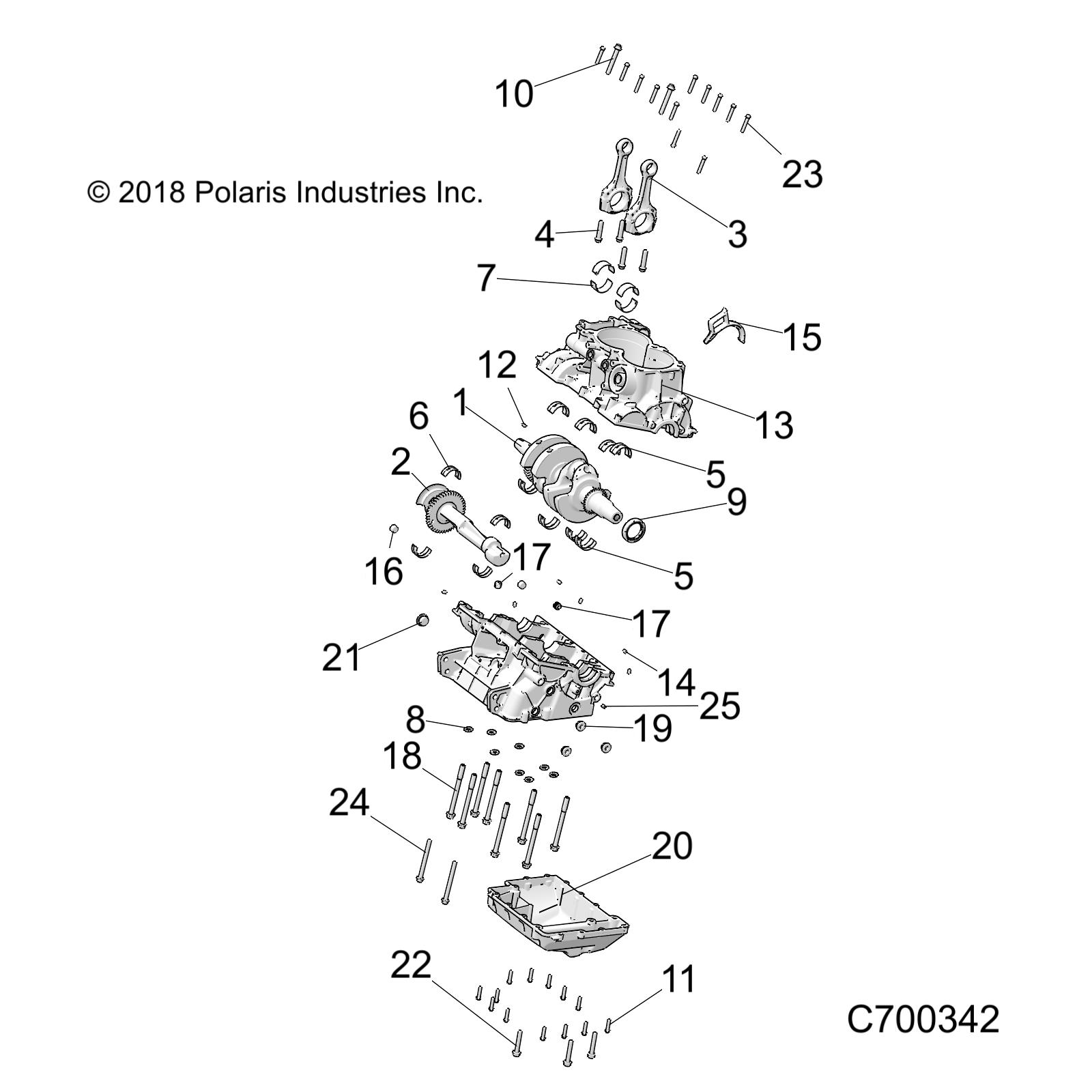 Part Number : 3023449 ASM-CRANKSHAFT