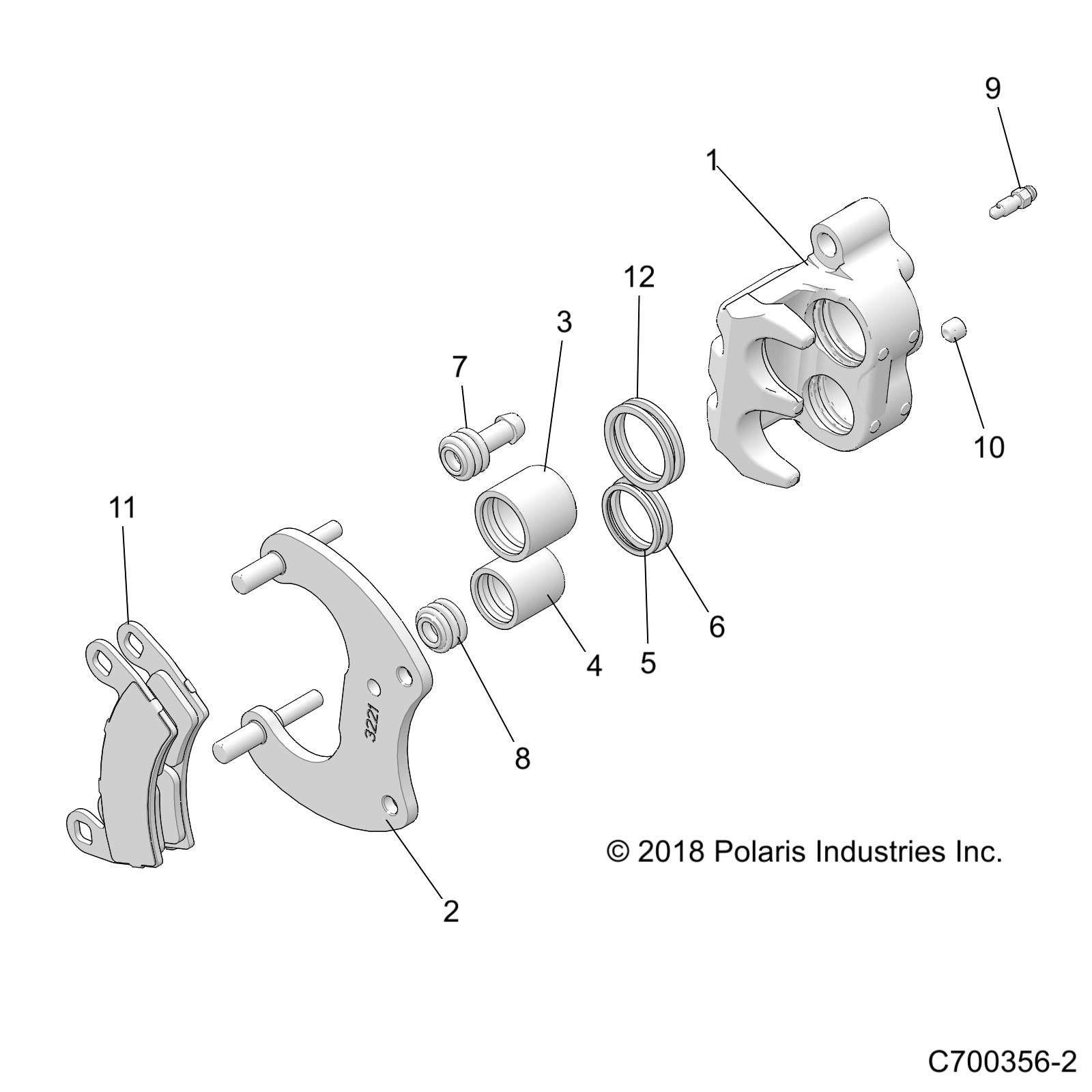 Part Number : 1913221 ASM-CAL/MNT REAR TURBO S MP