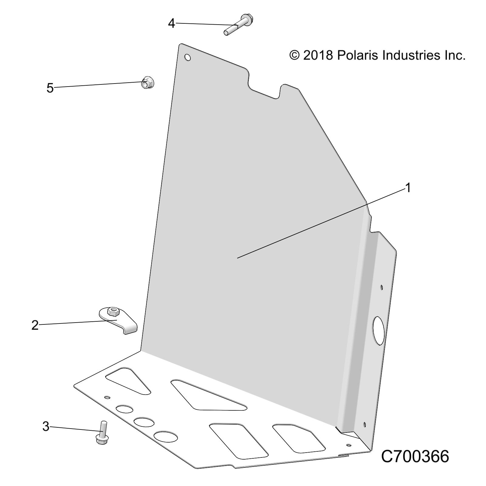 Part Number : 1024375-458 MUD GUARD BRACKET MOUNT WELD