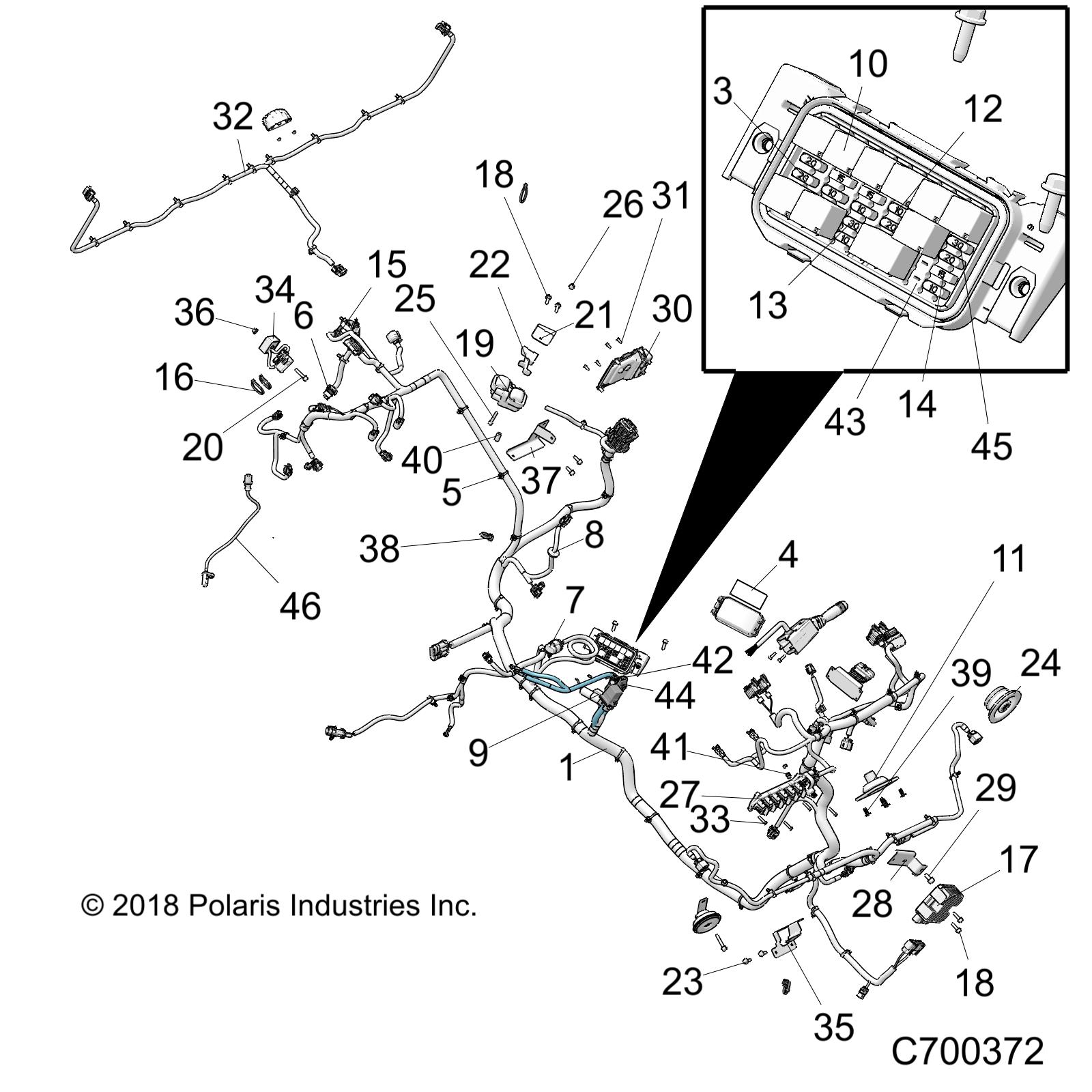 Part Number : 2414563 HARNESS-CHASSIS ABS