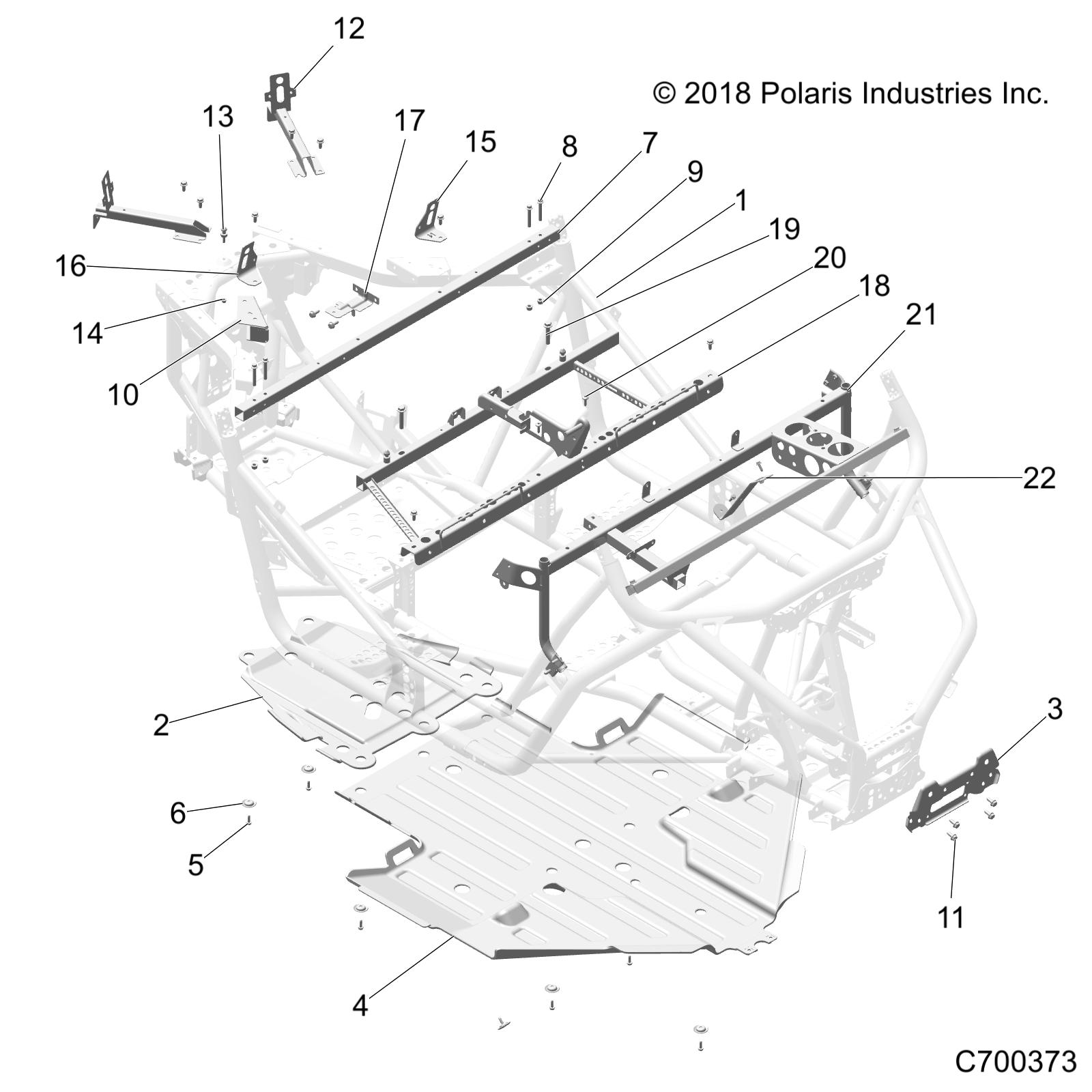 Foto diagrama Polaris que contem a peça 5451171-070