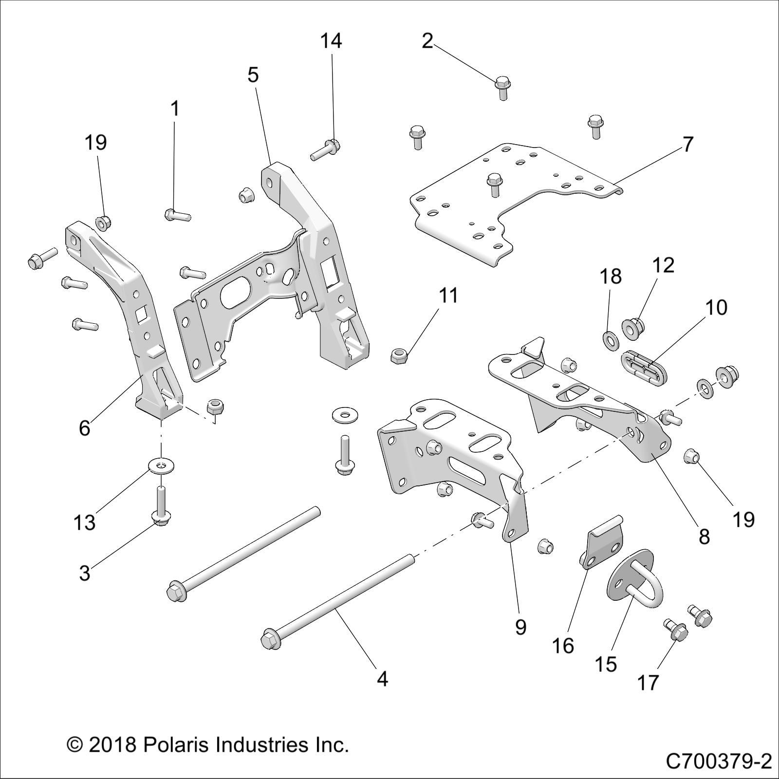 Part Number : 5142282-458 STEERING RACK MOUNT  RIGHT  MA
