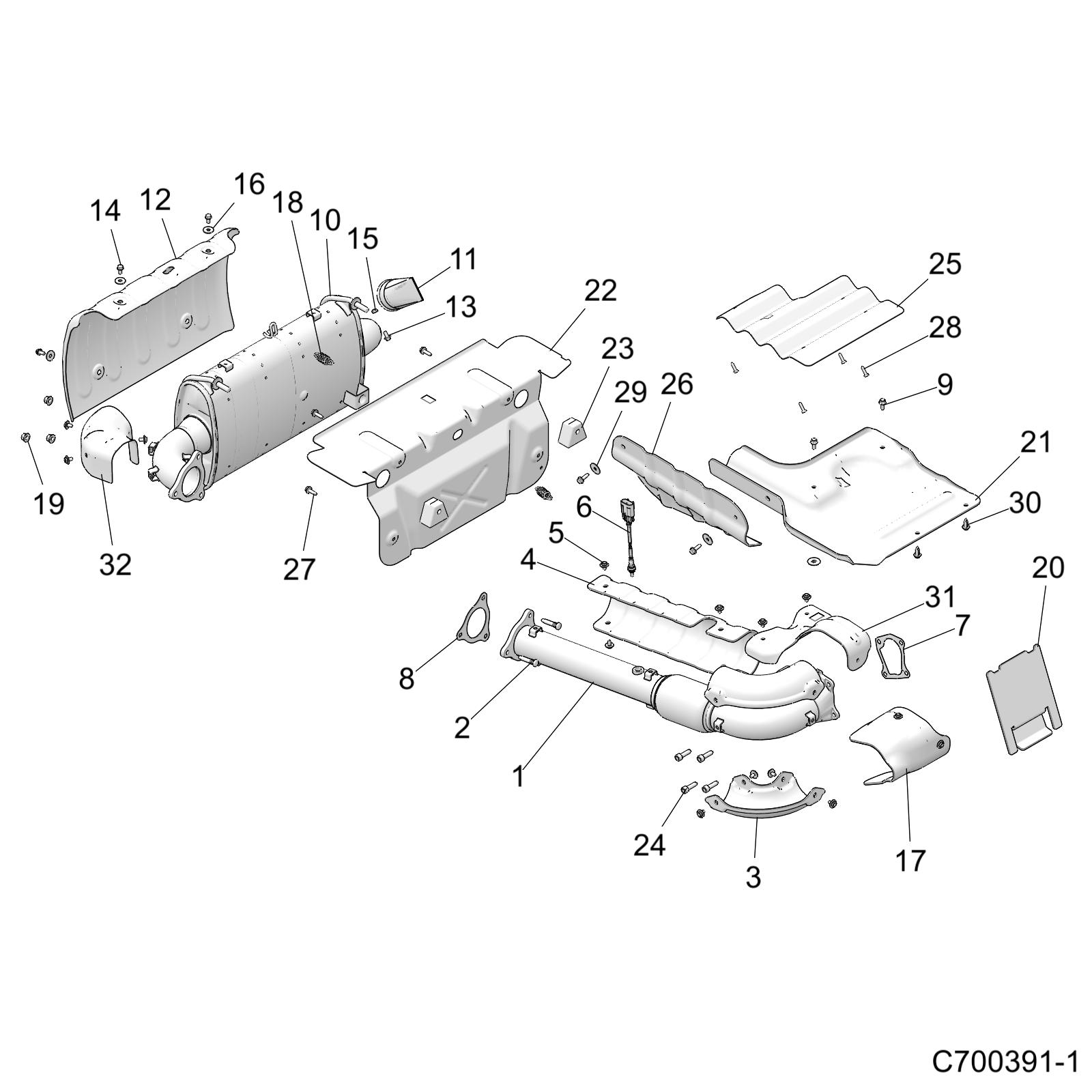 Part Number : 5266197 TURBO HEAT SHIELD  UPPER