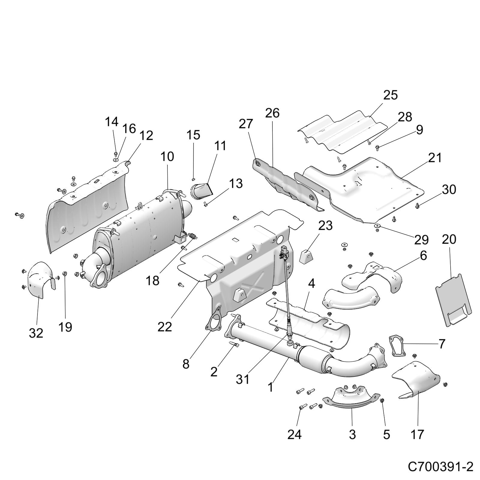 Part Number : 5266199 TURBO HEAD SHIELD OUTLET