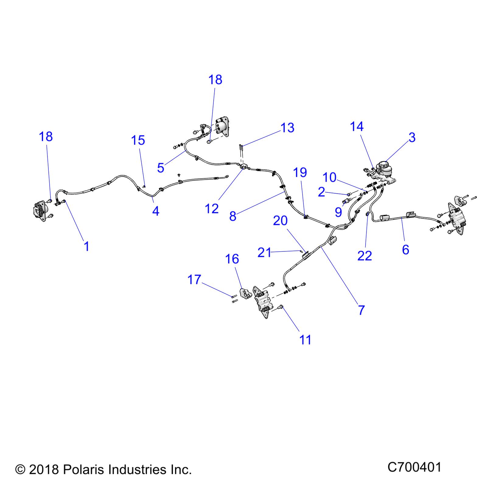 Foto diagrama Polaris que contem a peça 1912824