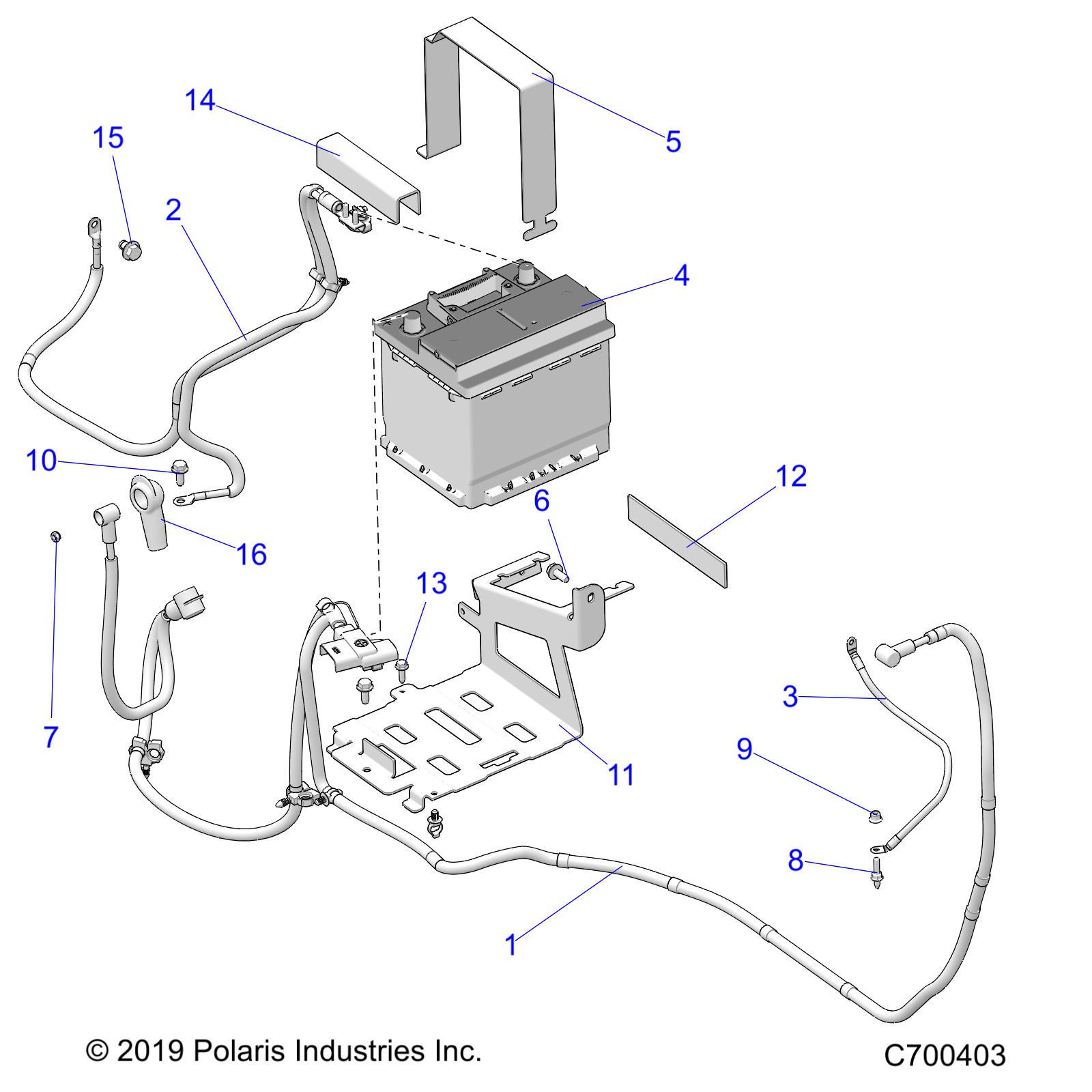 Part Number : 4018706 CABLE-12V STARTER ACC