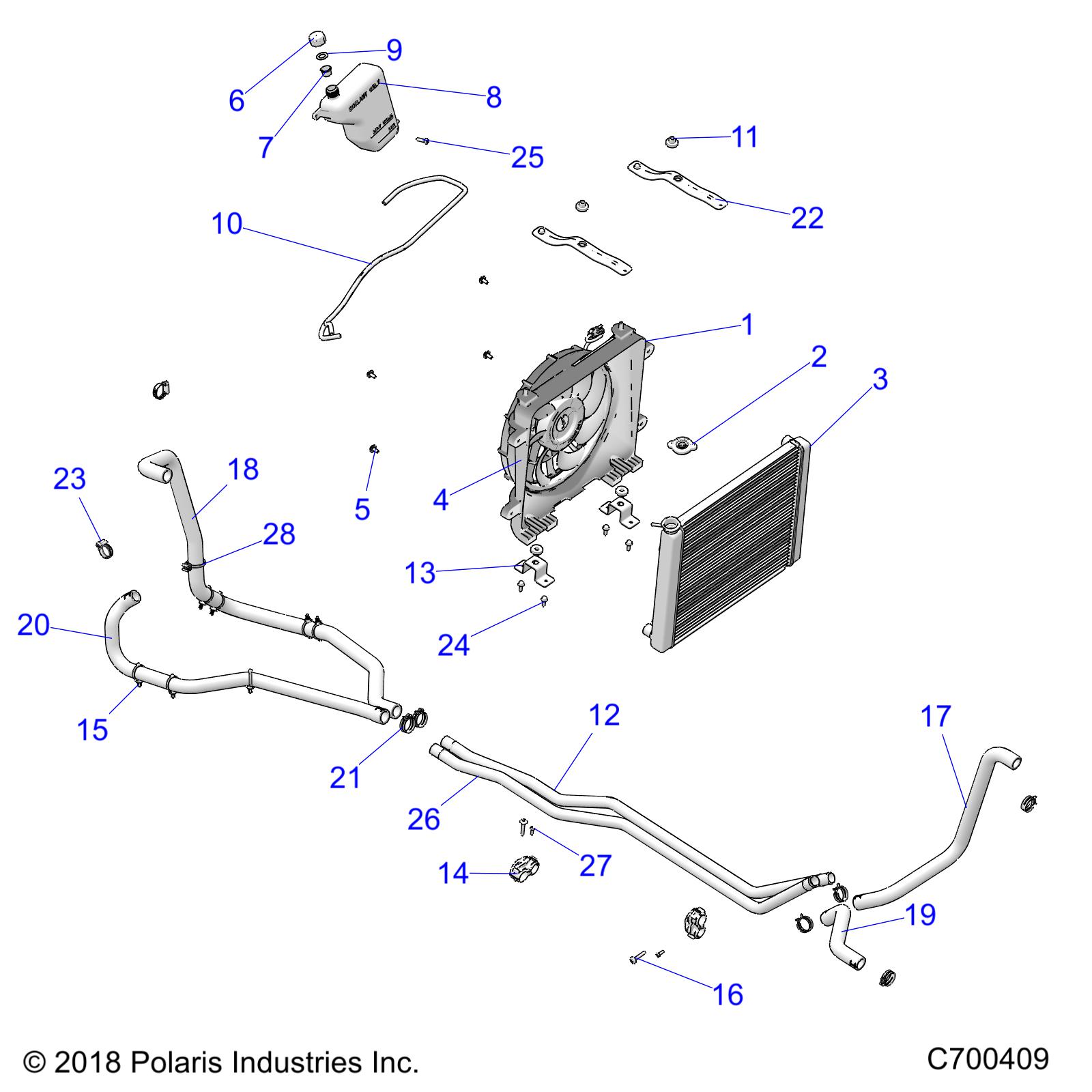 Foto diagrama Polaris que contem a peça 5263784-329