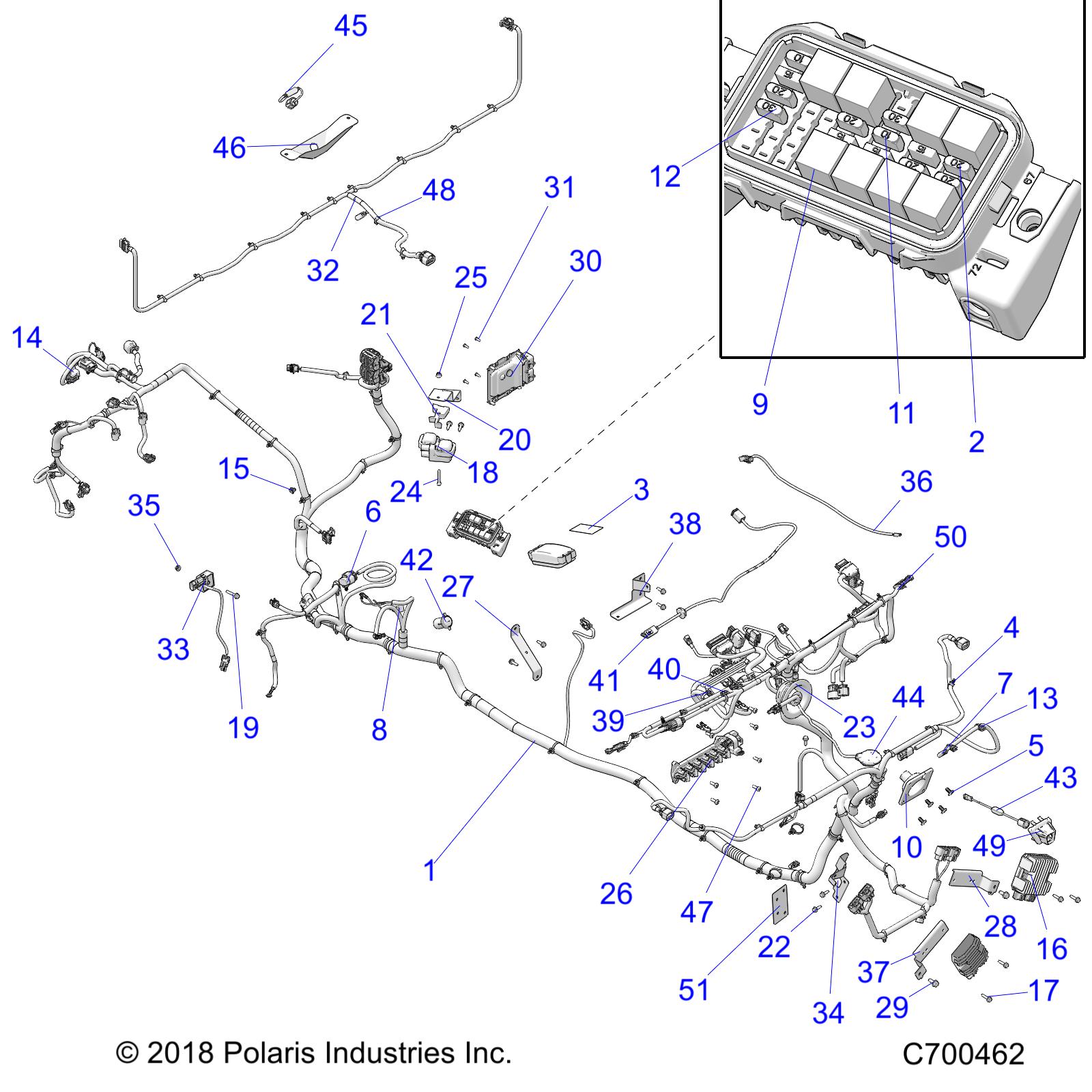 Part Number : 2414857 HARNESS-CHASSIS STD CREW