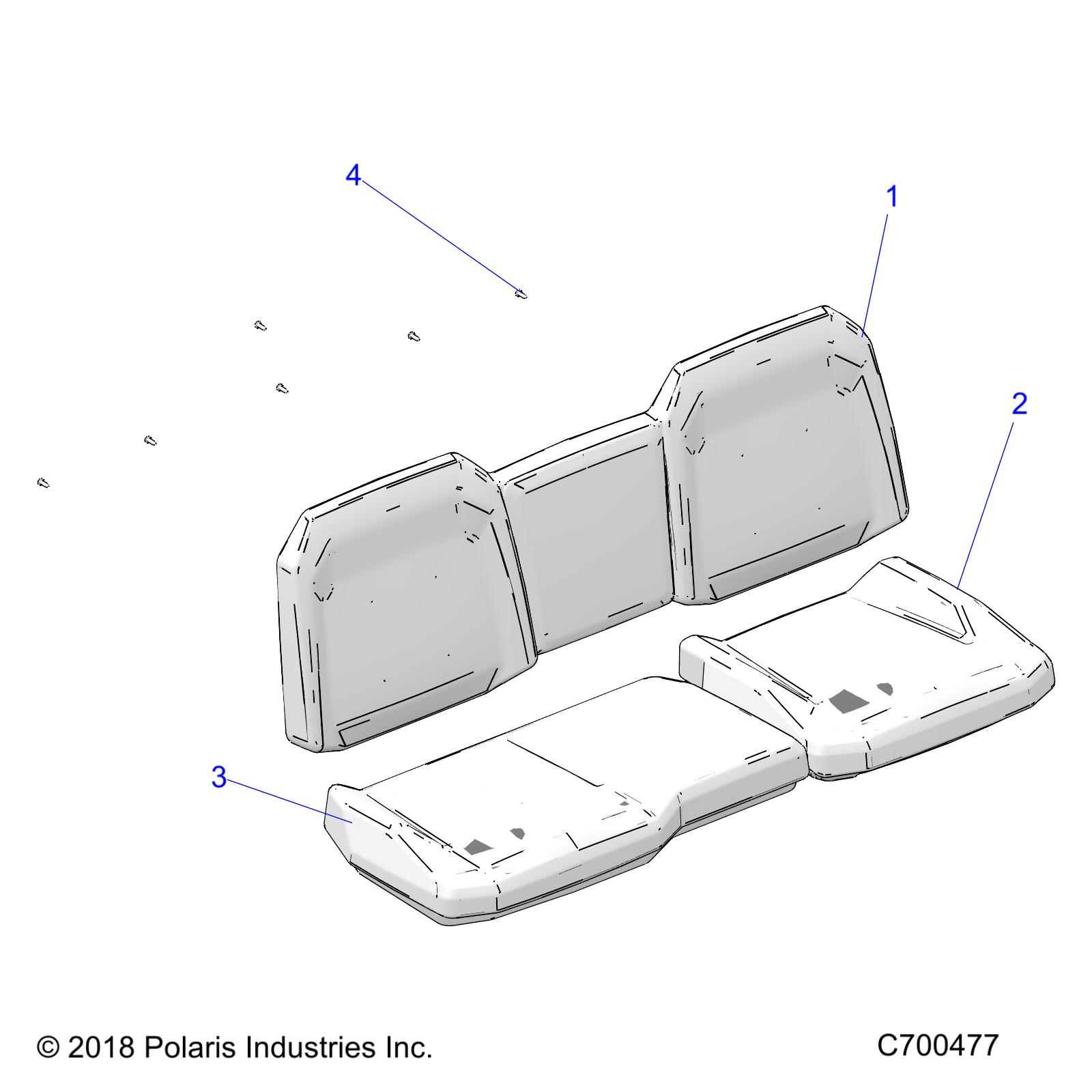 Foto diagrama Polaris que contem a peça 2689028