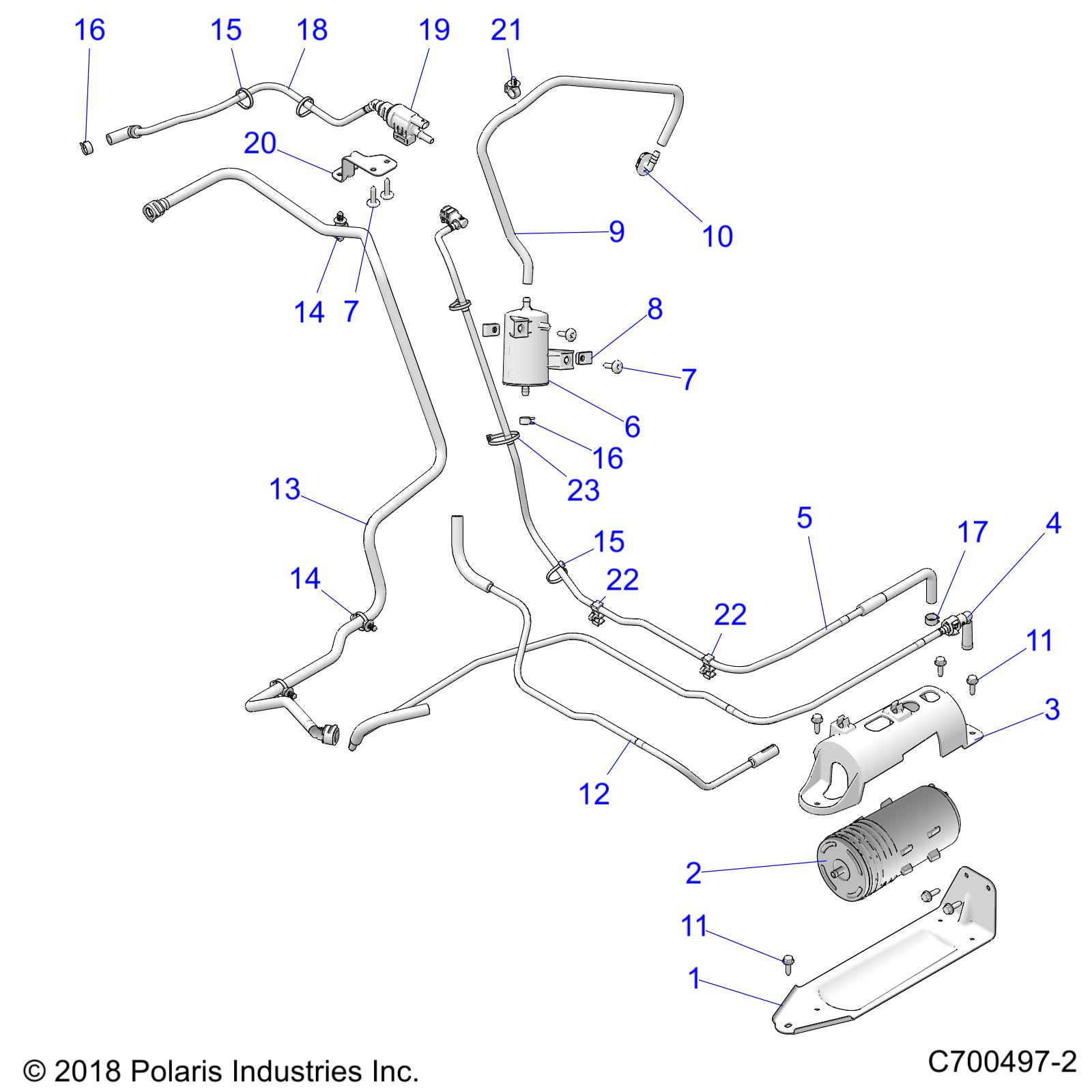 Part Number : 2521868 ASM-LINE CANISTER TO PURGE