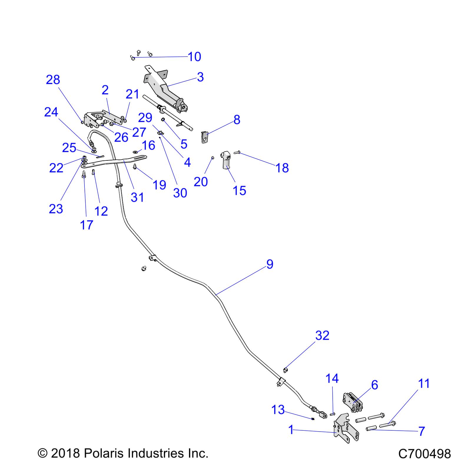 Foto diagrama Polaris que contem a peça 1913062