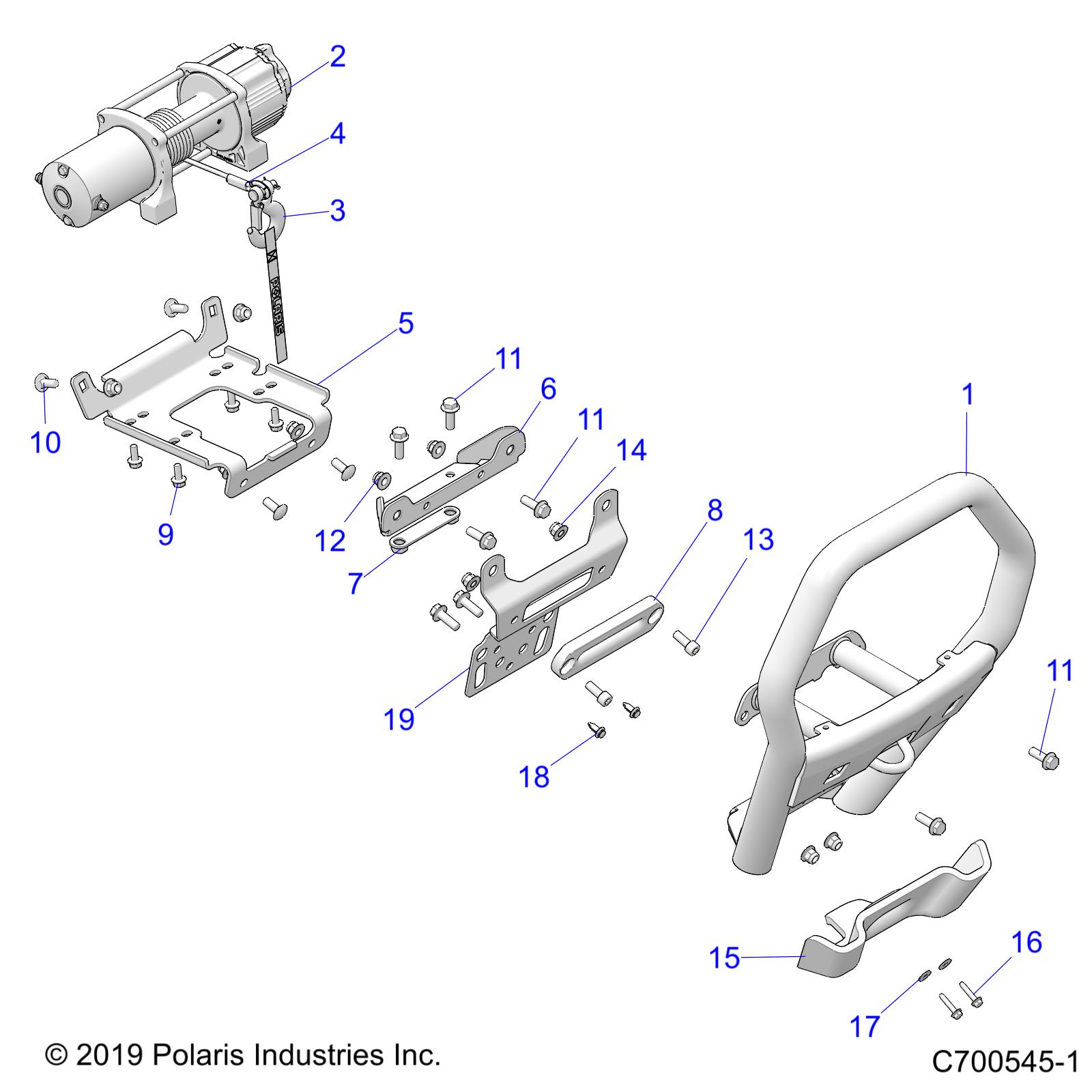 Part Number : 1024688-458 BUMPER WELD  FRONT