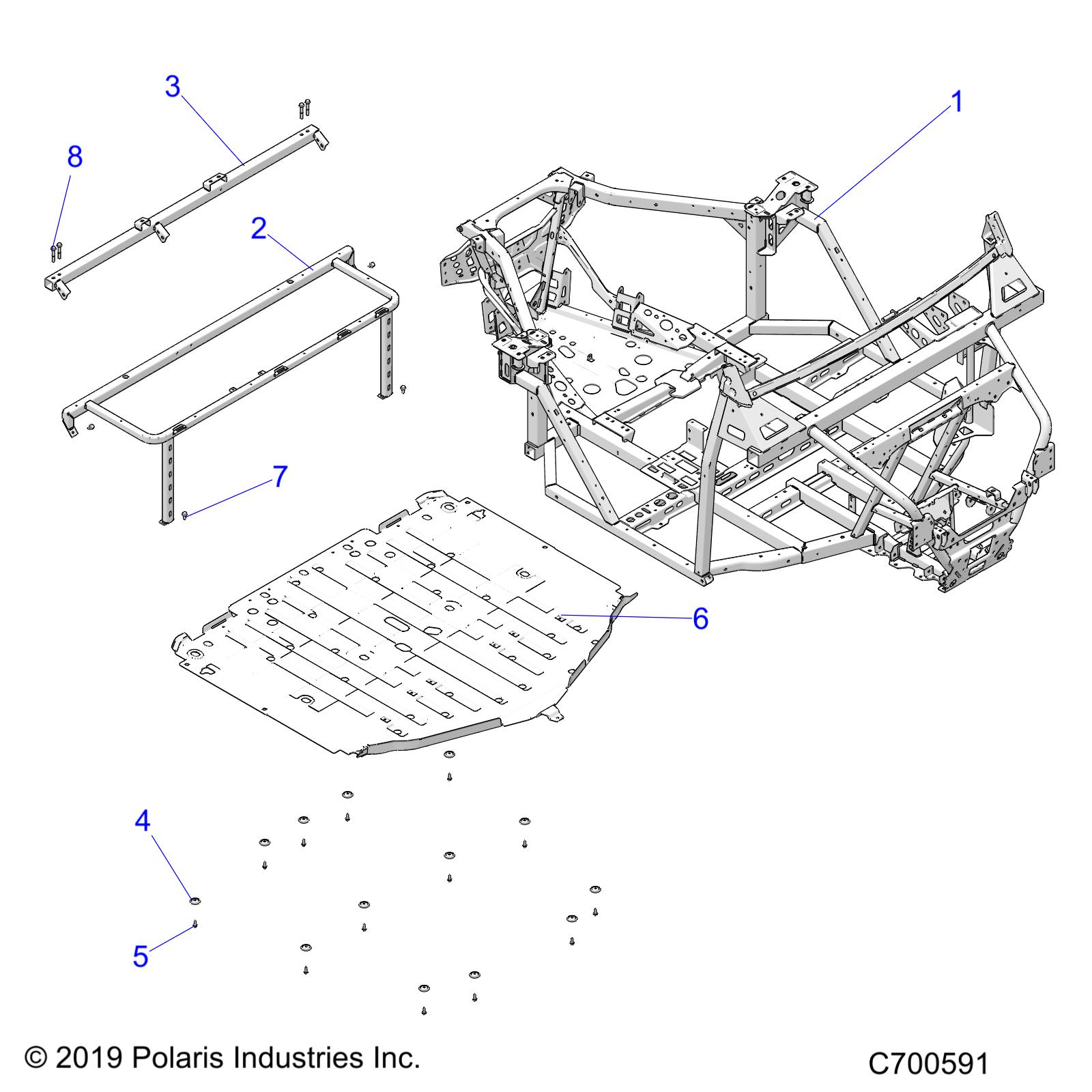 Foto diagrama Polaris que contem a peça 5456158-070