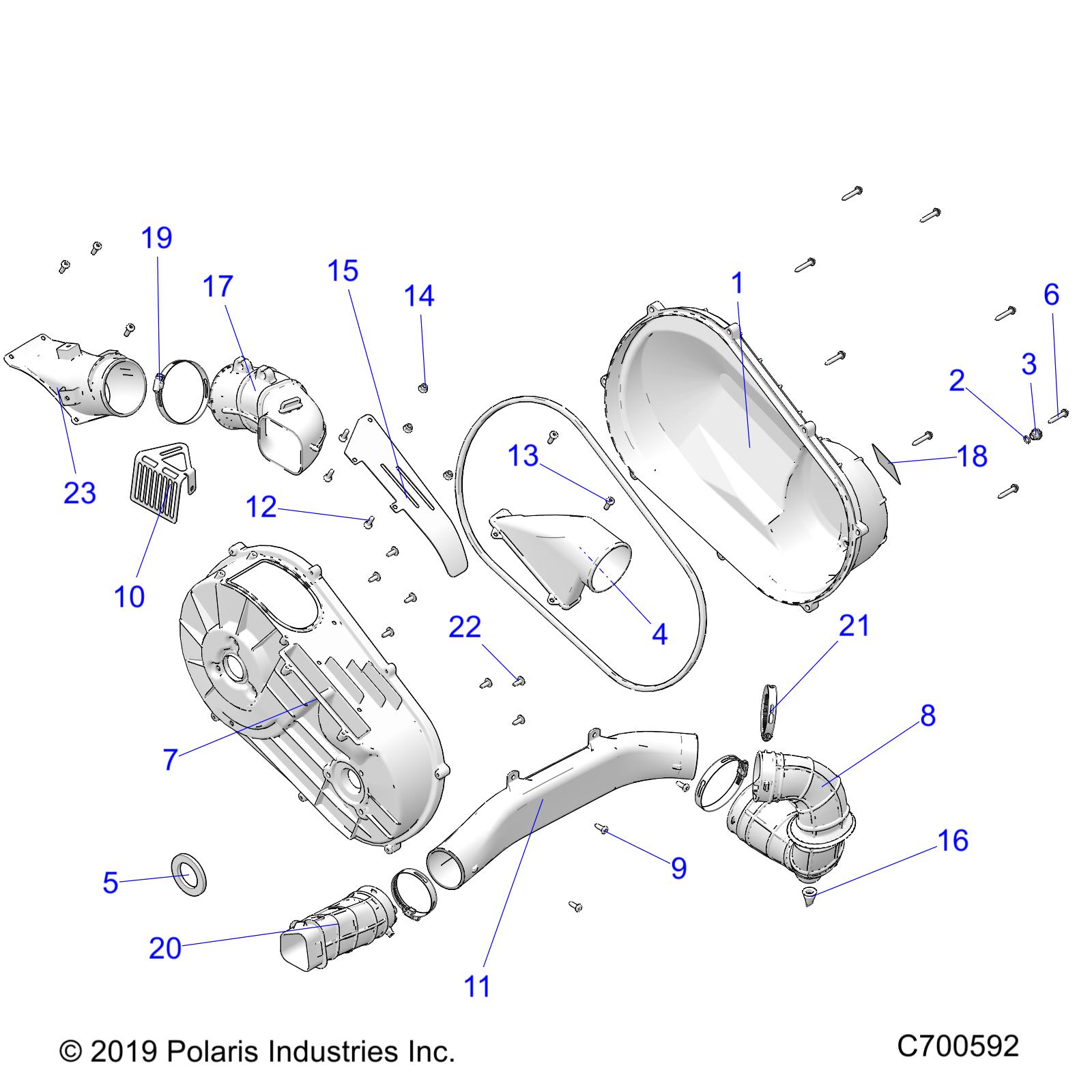 Part Number : 5265733 BRKT-SCREEN BELT