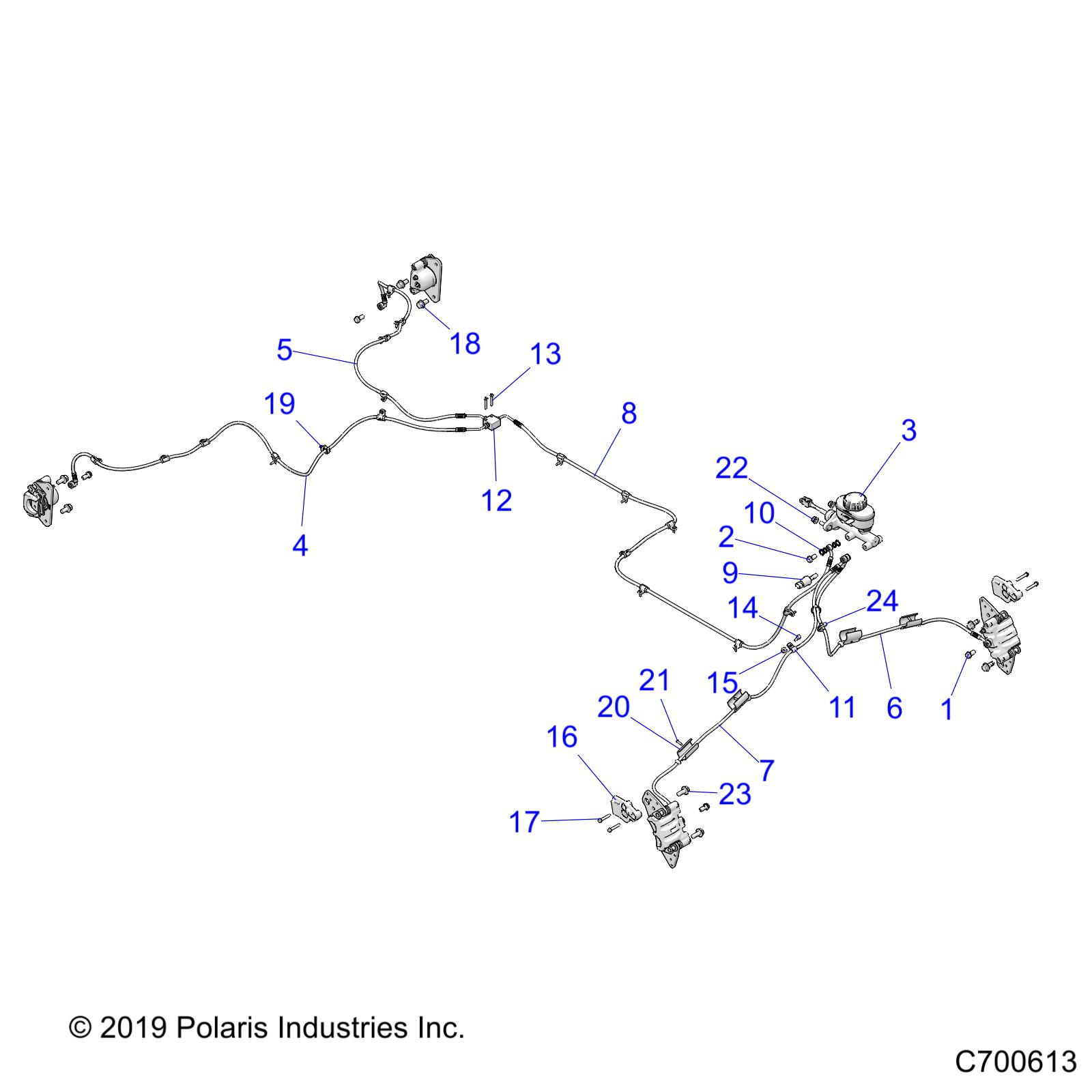 Foto diagrama Polaris que contem a peça 1913227