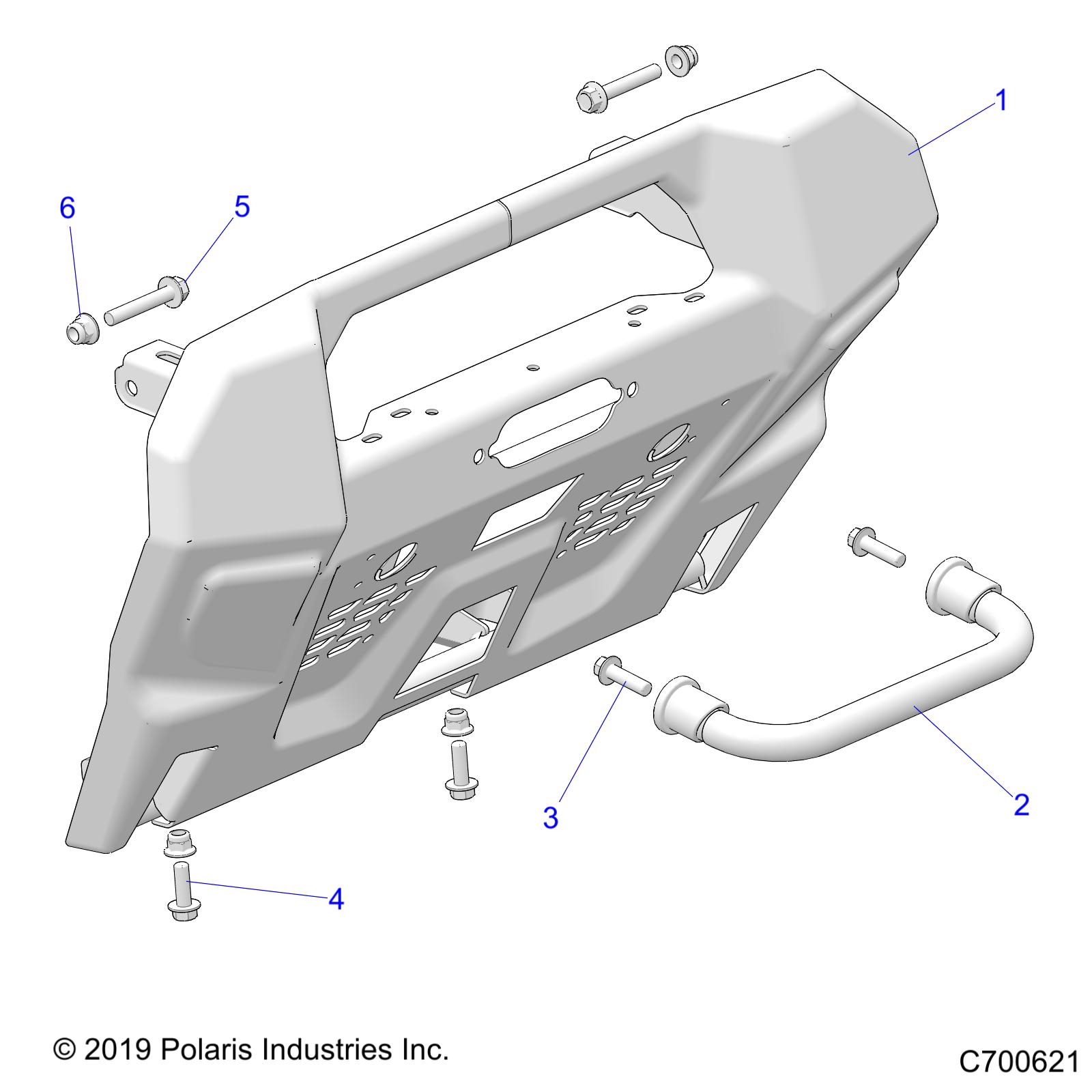 Foto diagrama Polaris que contem a peça 1023974-458