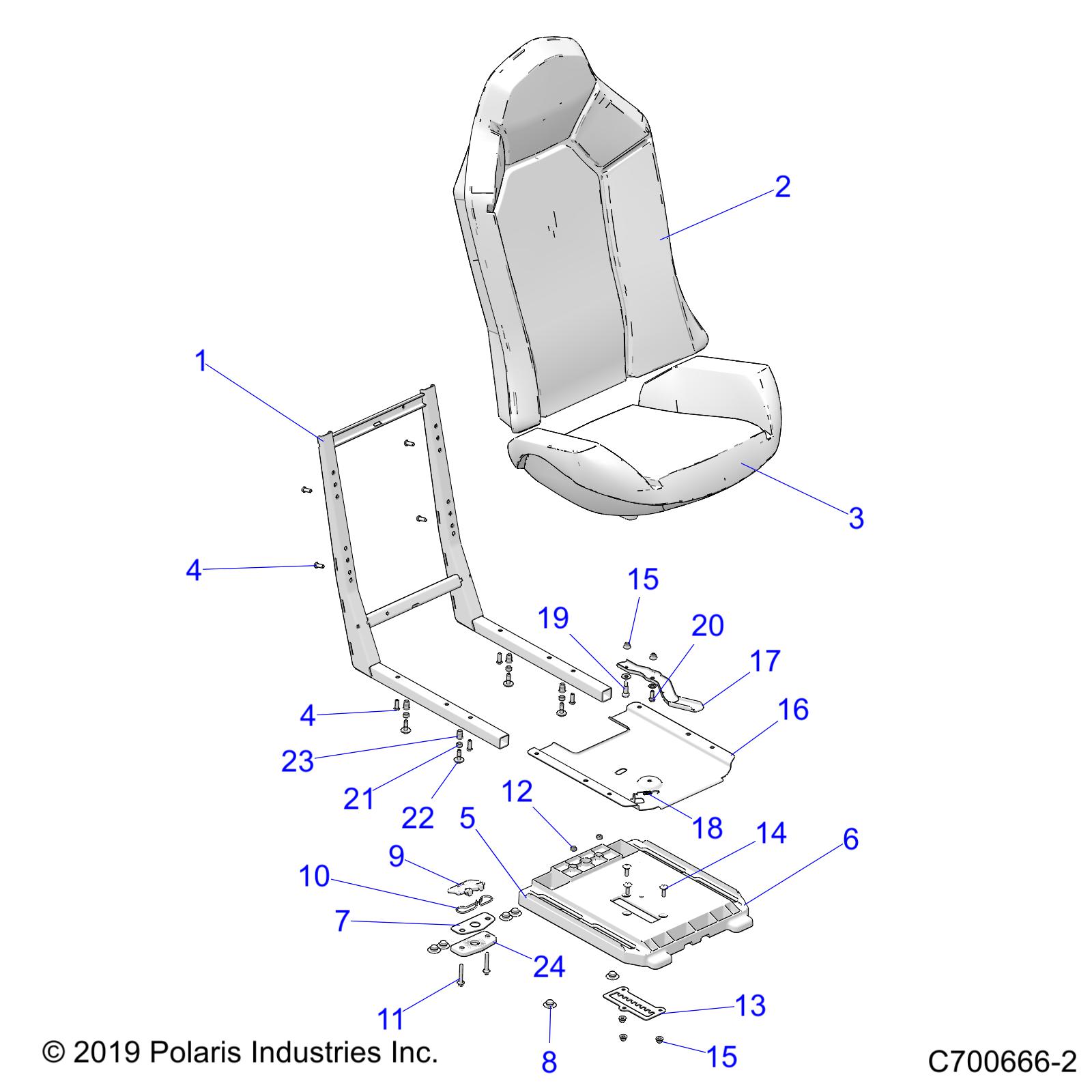 Foto diagrama Polaris que contem a peça 2688578