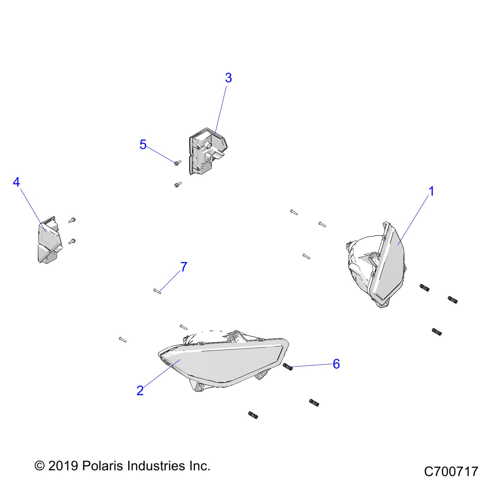 Foto diagrama Polaris que contem a peça 2413768