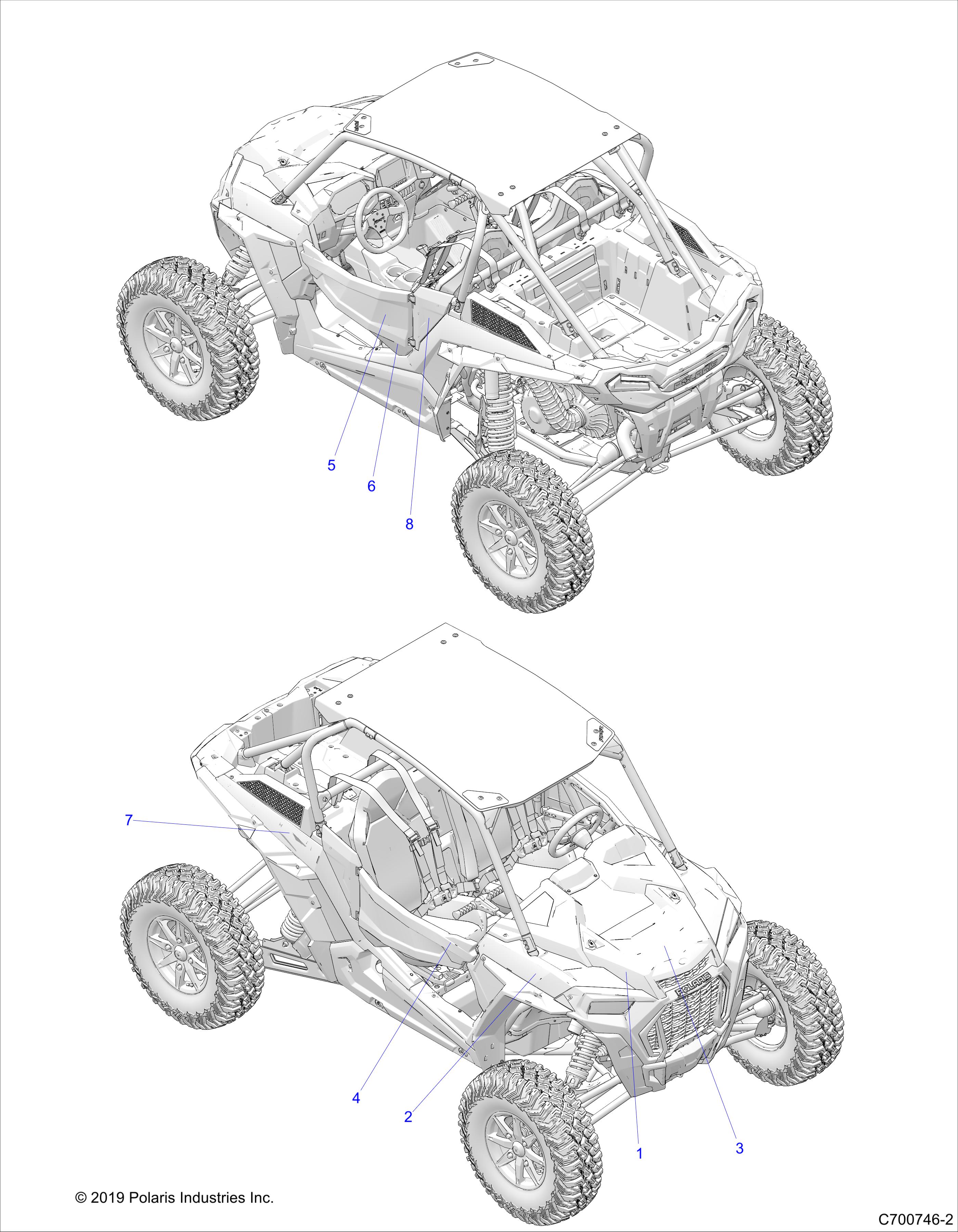 Part Number : 7191842 DECAL-HOOD CNTR SIDE LH