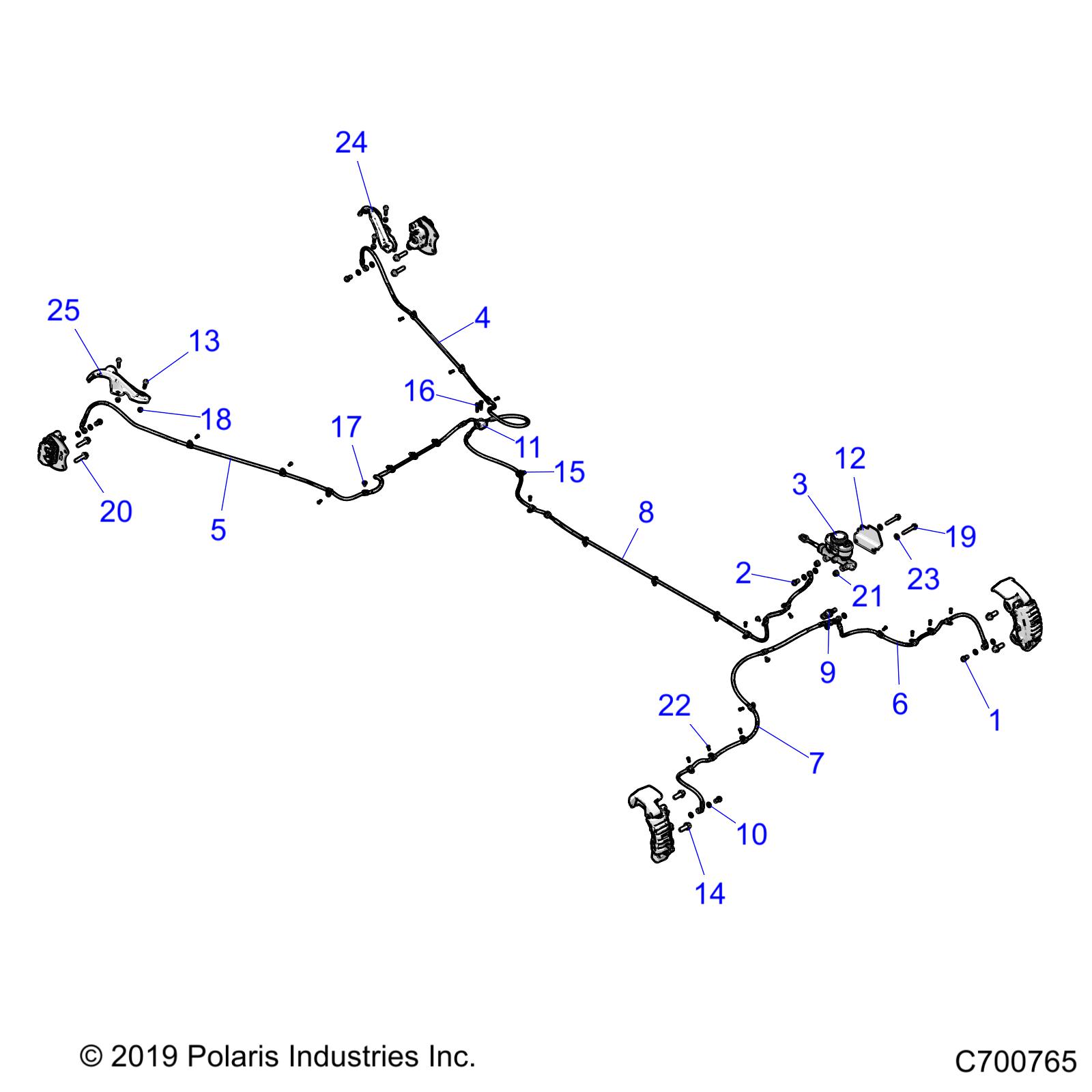 Foto diagrama Polaris que contem a peça 1913223