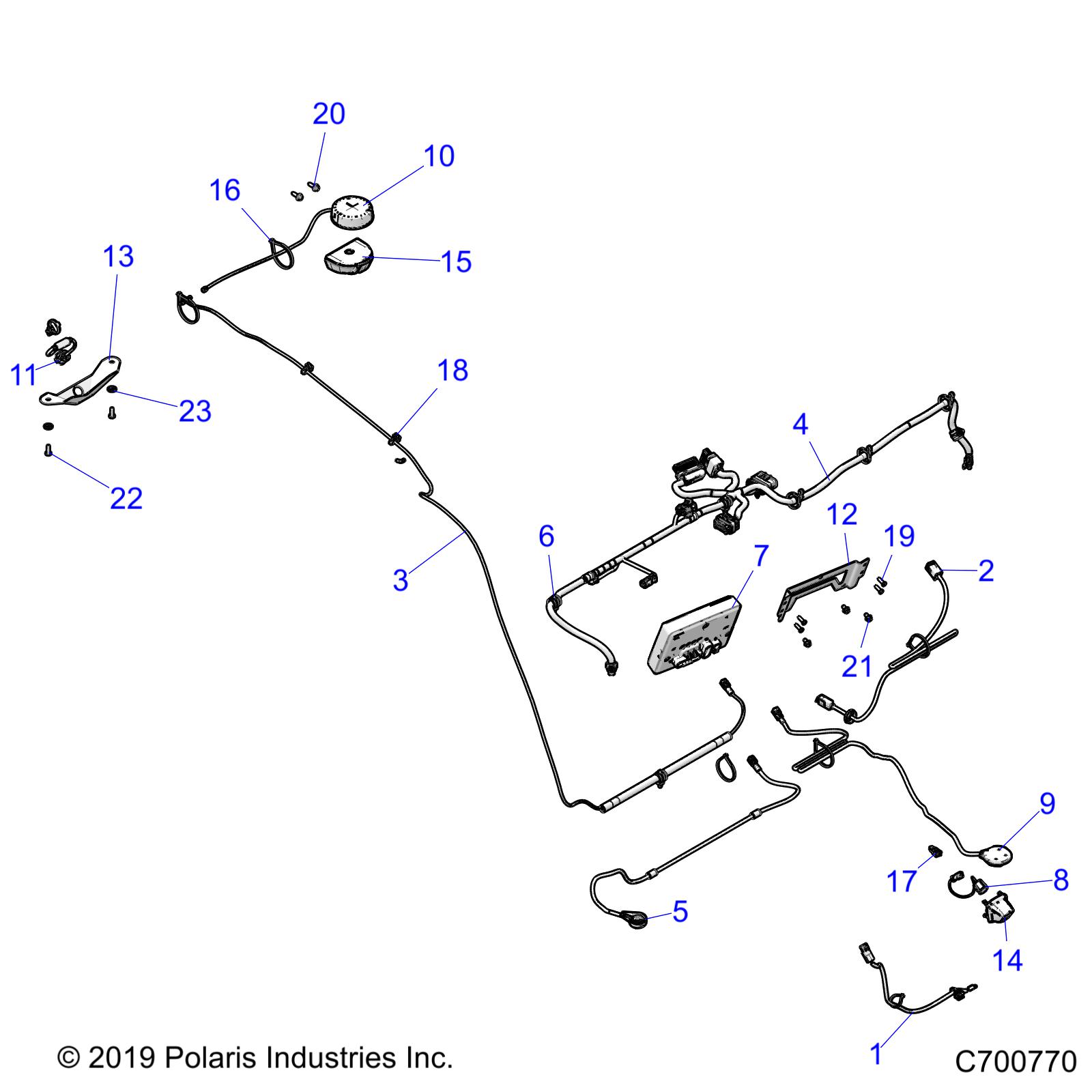 Part Number : 2414953 HARNESS-INFOTAINMENT