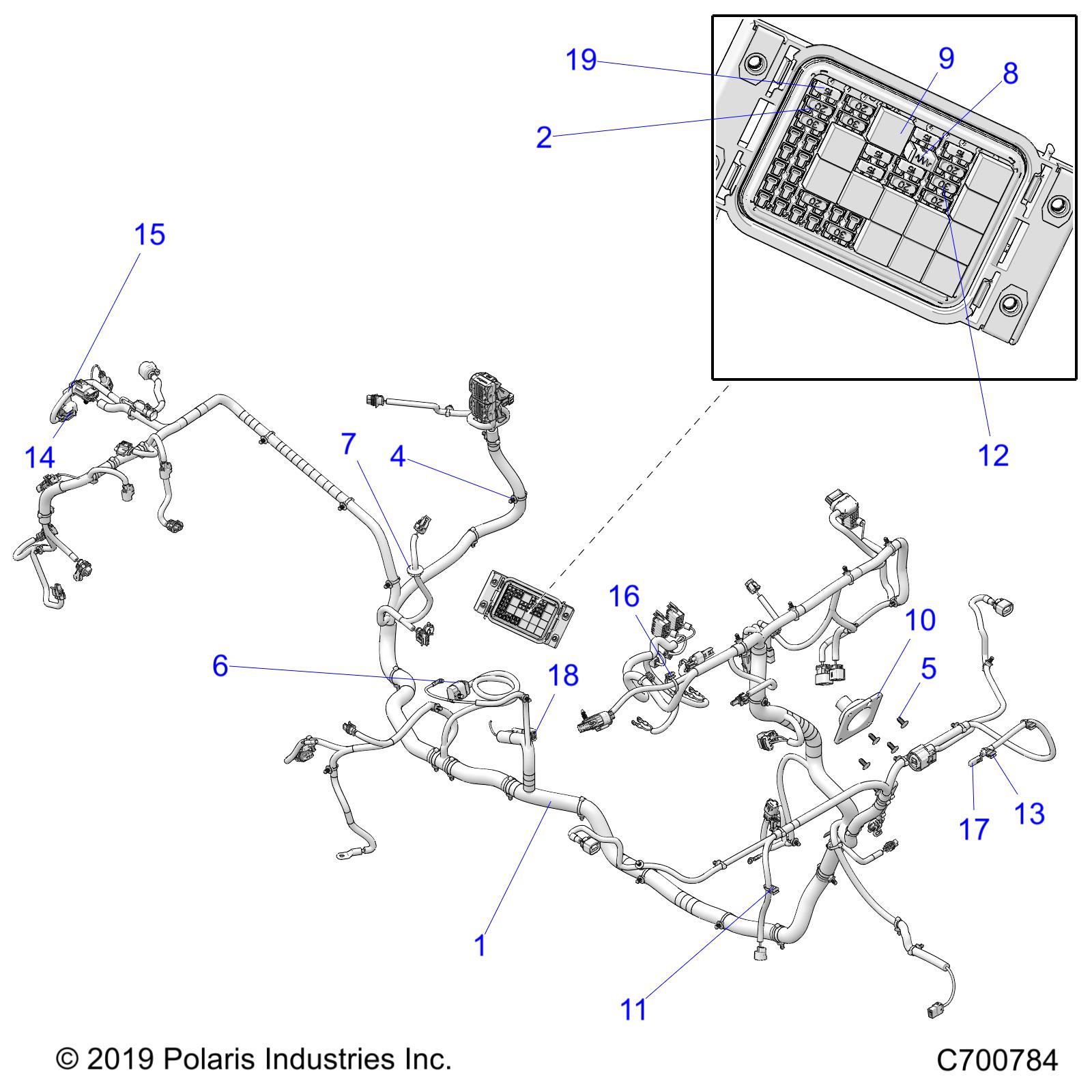 Part Number : 2415268 HARNESS-CHASSIS HVAC