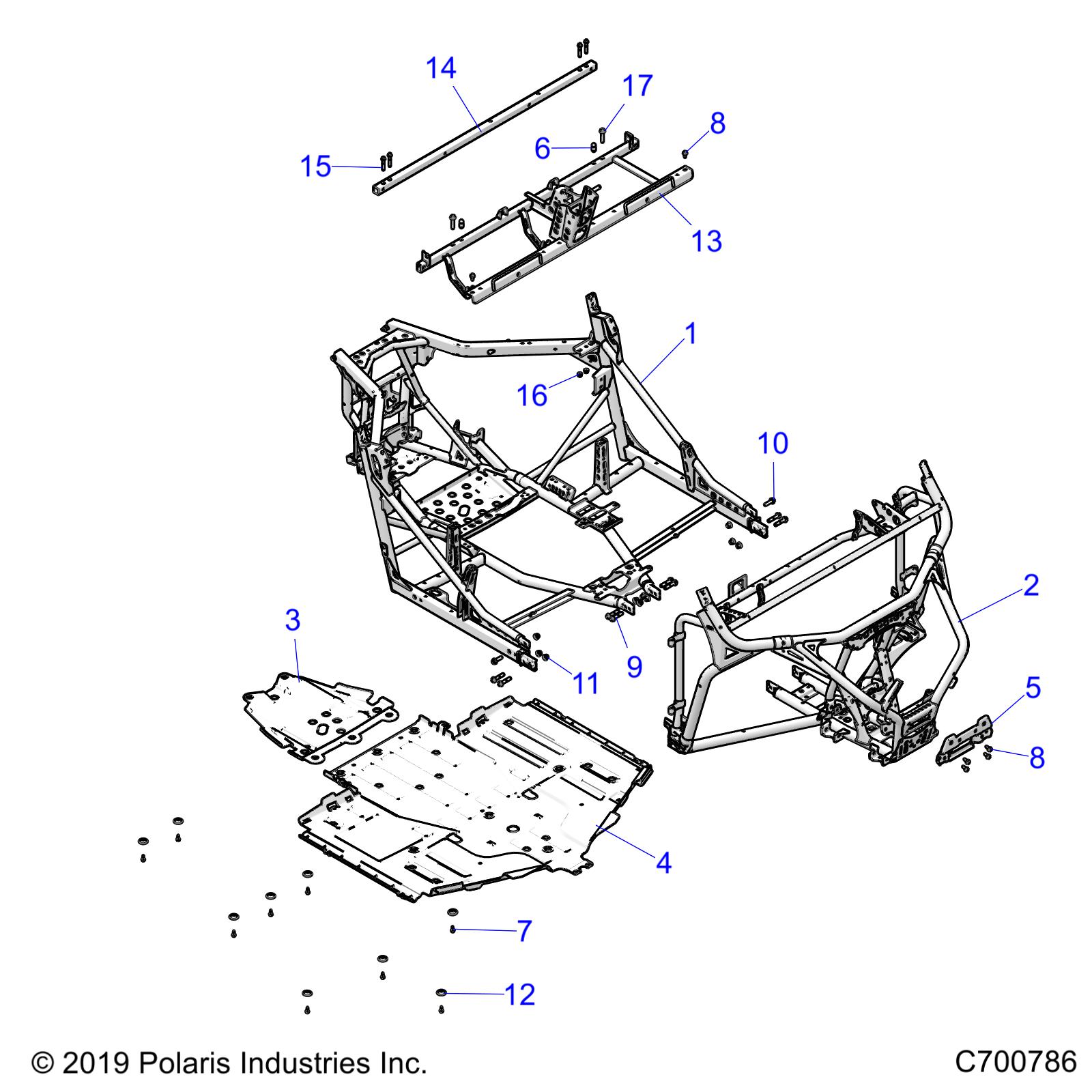 Foto diagrama Polaris que contem a peça 5632848