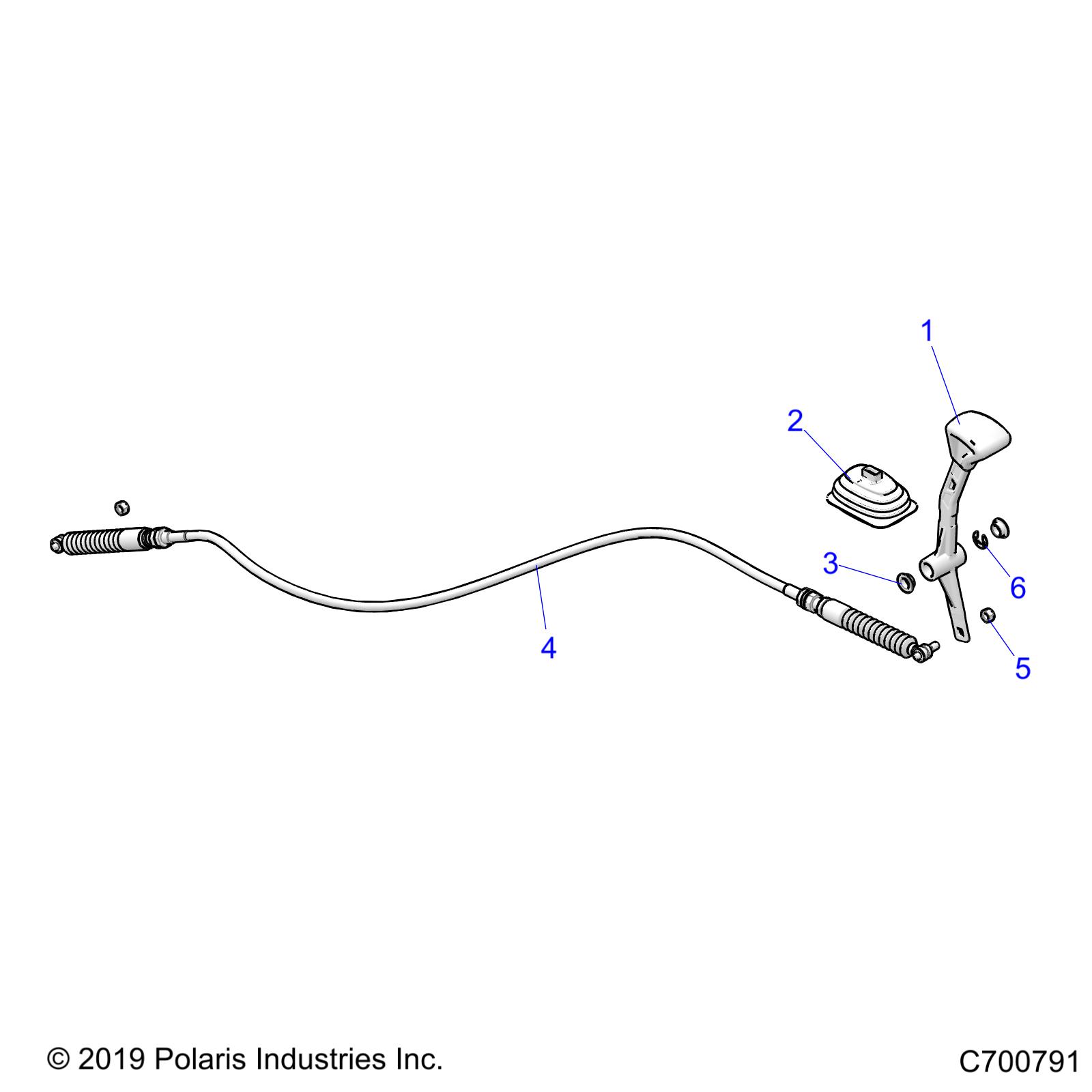 Foto diagrama Polaris que contem a peça 5416516