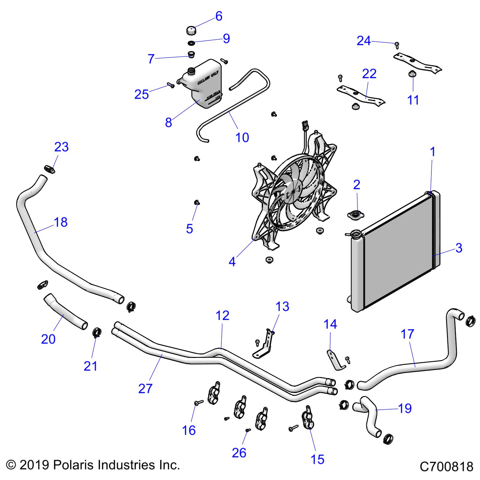 Part Number : 5414533 ENGINE INLET HOSE  REAR