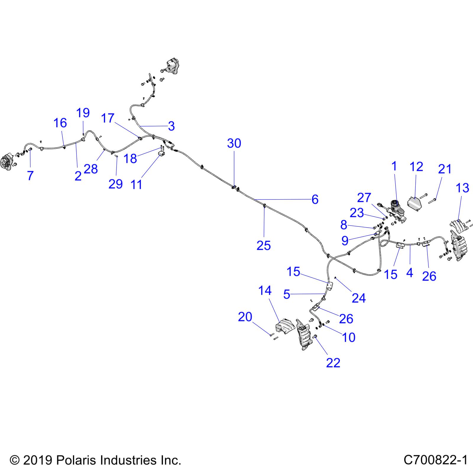 Foto diagrama Polaris que contem a peça 5633829