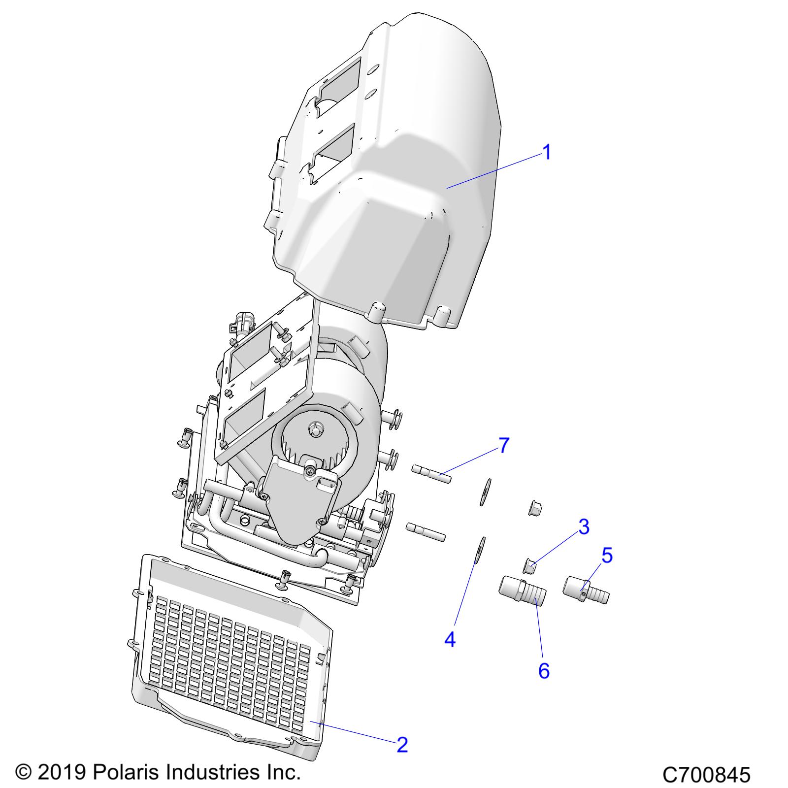 Part Number : 5452437 COVER-LOWER GRILLE HEATER XOVR