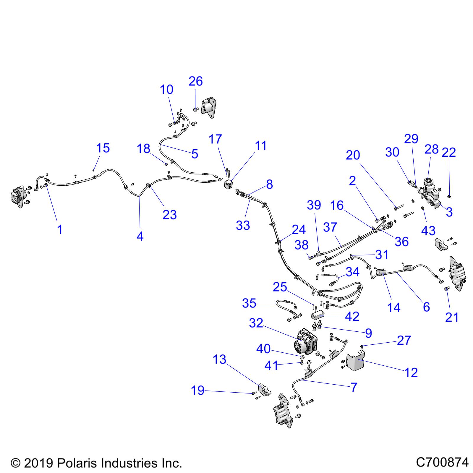 Foto diagrama Polaris que contem a peça 5267103