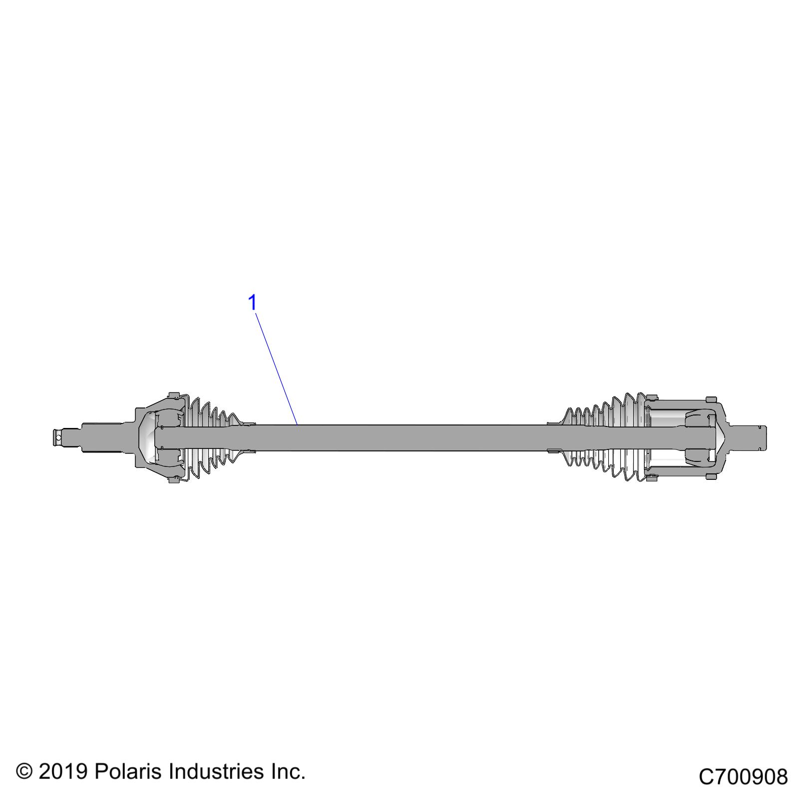 Foto diagrama Polaris que contem a peça 1334162