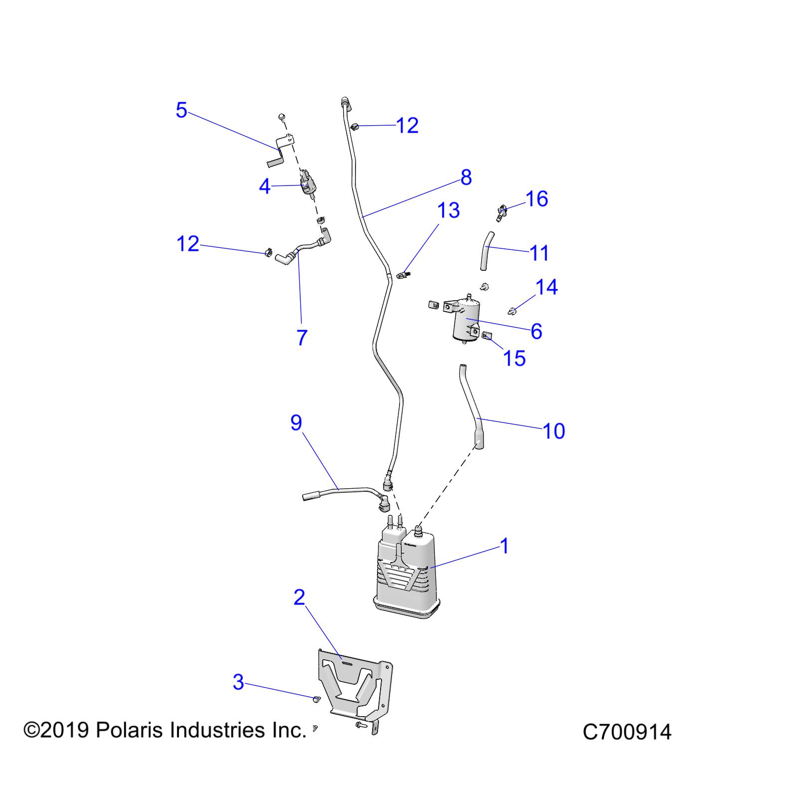 Part Number : 2521778 ASM-FUEL LINE PURGE TO TB