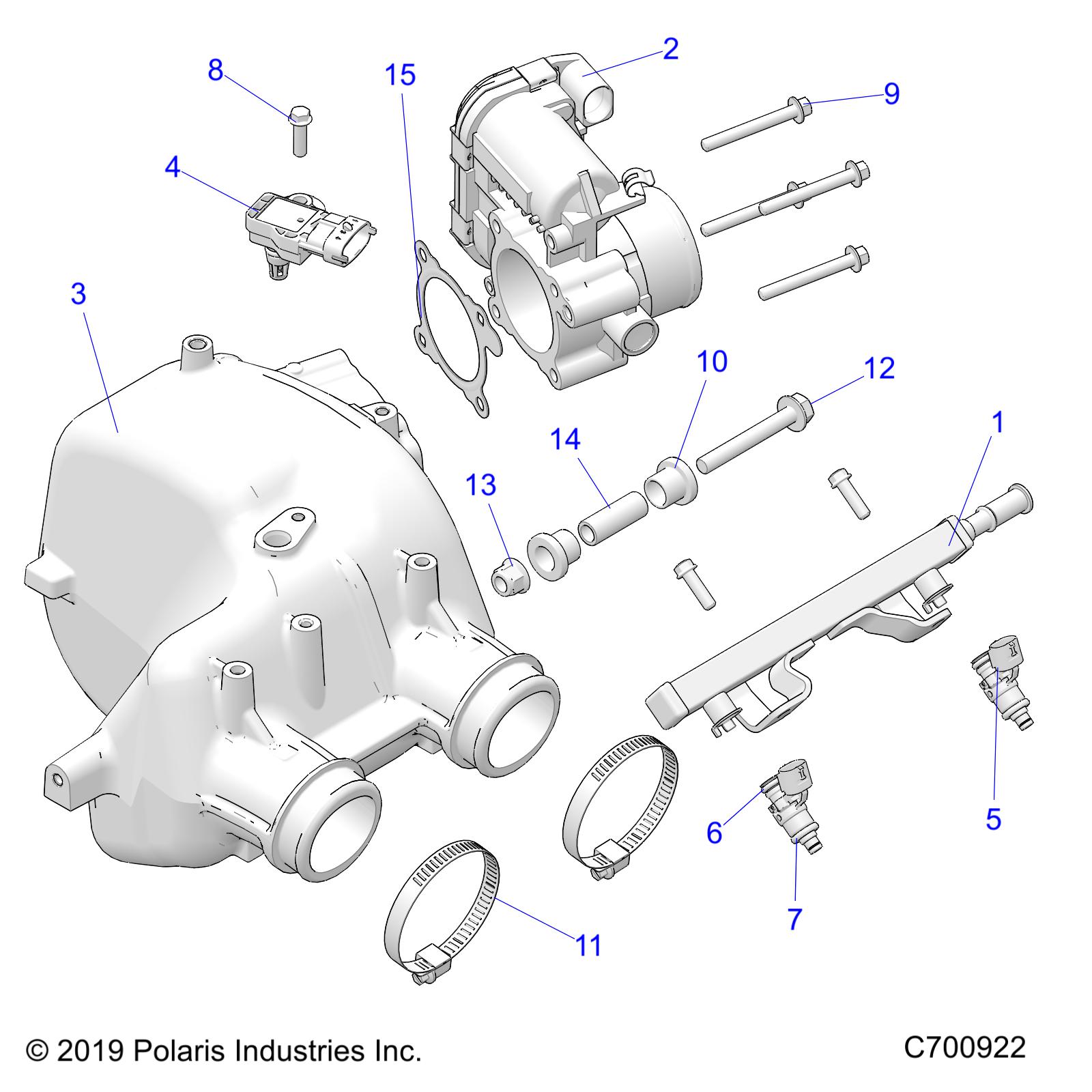 Foto diagrama Polaris que contem a peça 5813735