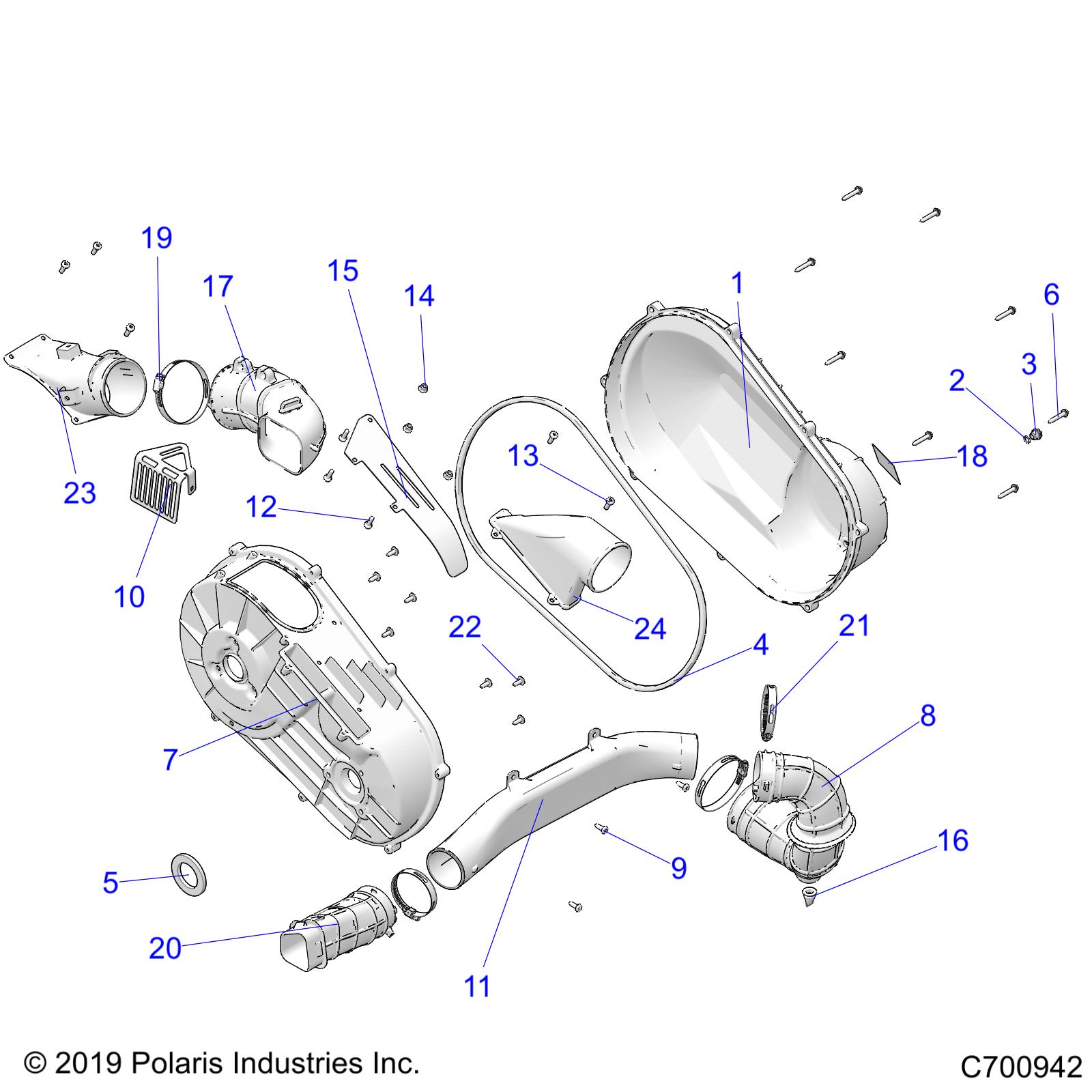 Foto diagrama Polaris que contem a peça 2637472