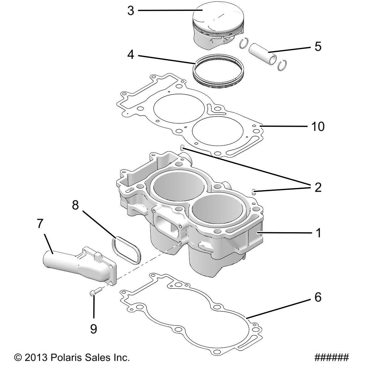 Part Number : 3022594 CYLINDER ASSEMBLY