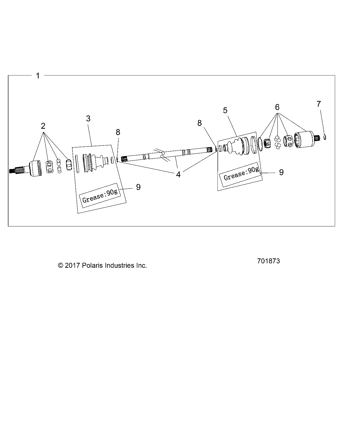 Foto diagrama Polaris que contem a peça 3236322