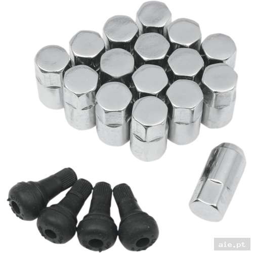 Part Number : 02320203 LUG NUT 10MM CHROME 16PK - Acessórios