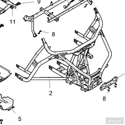 Part Number : 1022684-458 MAINFRAME SWAY WELD  FRONT  MA