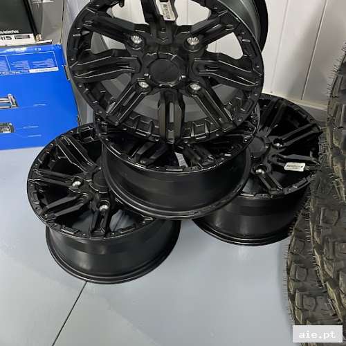 Part Number : 1522494-458 FRONT RIM CAST  MATTE BLACK  - Peça Polaris