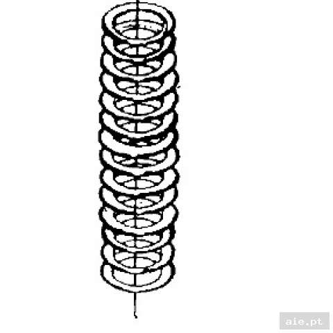 Part Number : 7041850-067 SPRING-COMP 41#/IN BLK  - Peça Polaris