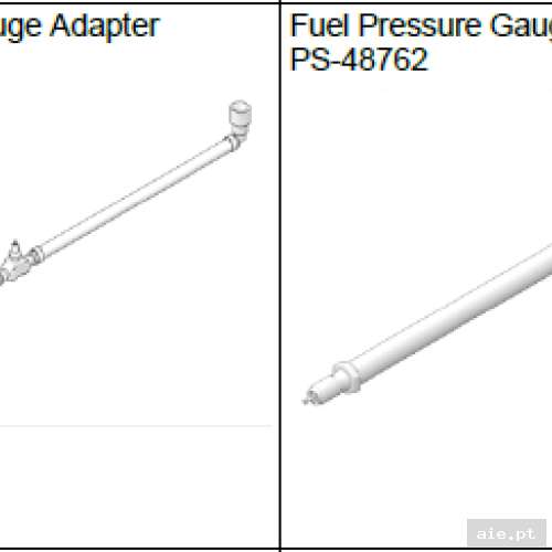 Part Number : PS-48762 FUEL PRESSURE GAUGE ADAPTER (7/16-20 SCHRADER)  - Peça Polaris