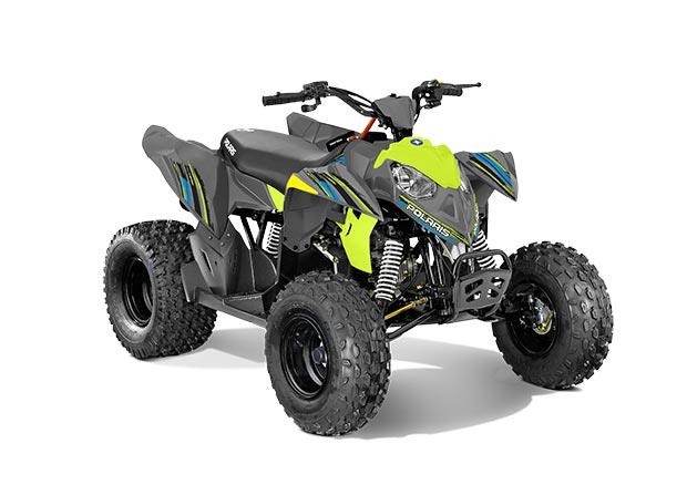 Polaris OUTLAW 110 AVALANCHE GRAY/LIME SQUEEZE MD