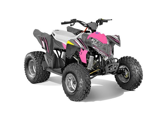 Polaris OUTLAW 110 AVALANCHE GREY/PINK POWER MD